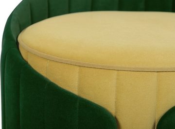 Kayoom Sitzhocker Hocker Corin 145 (1 St), zweifarbig, modern, komfortable Rückenstütze