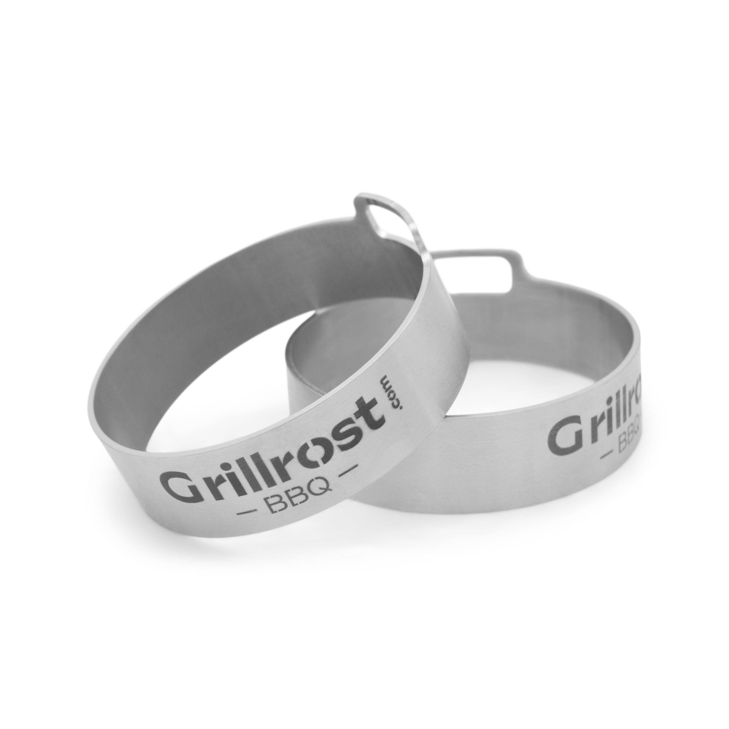 Grillrost.com BBQ Grillrost BBQ Burgerringe 2er Set, Made in Germany