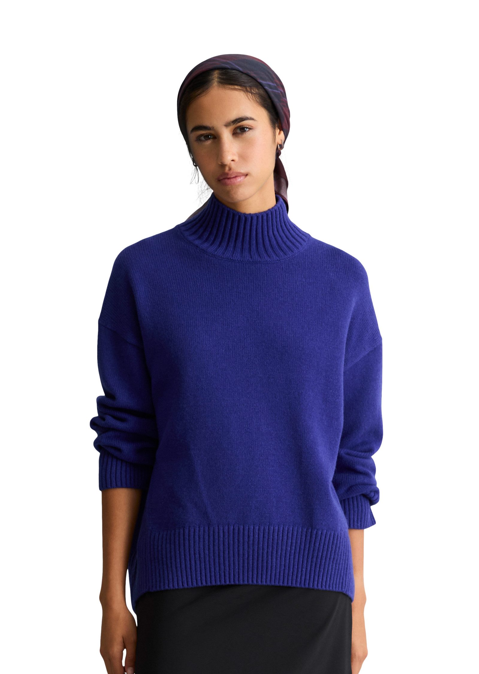 Marc O'Polo DENIM Stehkragenpullover oversize aus weichem Wolle-Mix