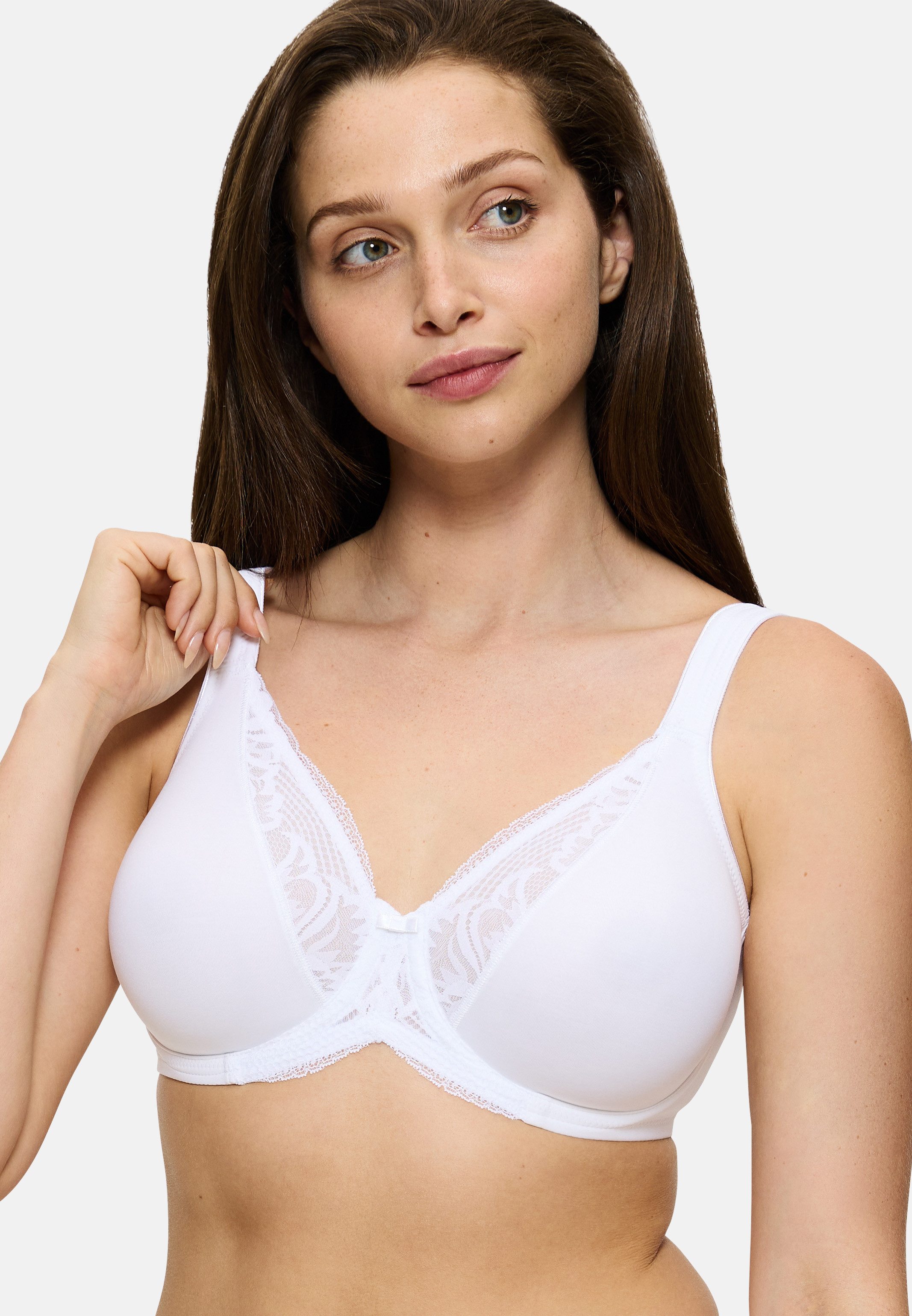 Triumph Bügel-BH Modern Lace & Cotton W (1-tlg) Bügel-BH - Bügel-BH mit komfortablen breiten Trägern