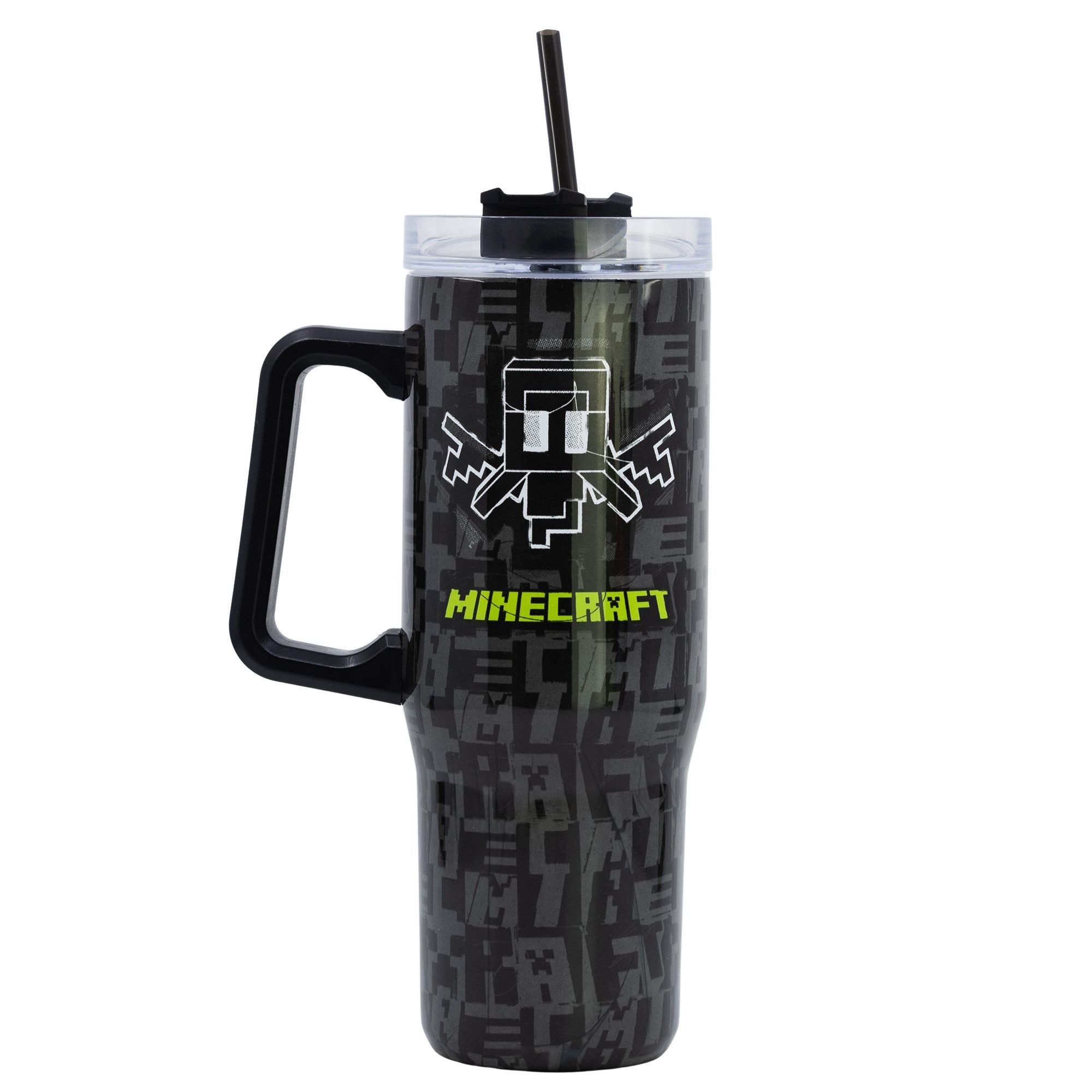 Minecraft Coffee-to-go-Becher Minecraft Creeper Edelstahl XL Iso Kaffeebecher Thermobecher To-Go, Edelstahl, 940 ml