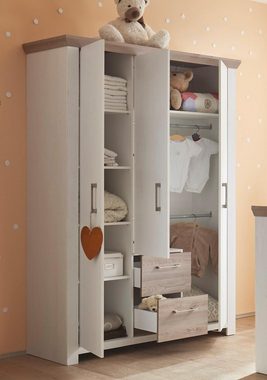 Mäusbacher Babyzimmer-Komplettset Stralsund, (Set, 3-St., Bett, Wickelkommode, Schrank)