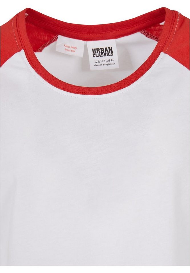 Raglan URBAN Contrast Kinder (1-tlg) Tee Kurzarmshirt CLASSICS Girls