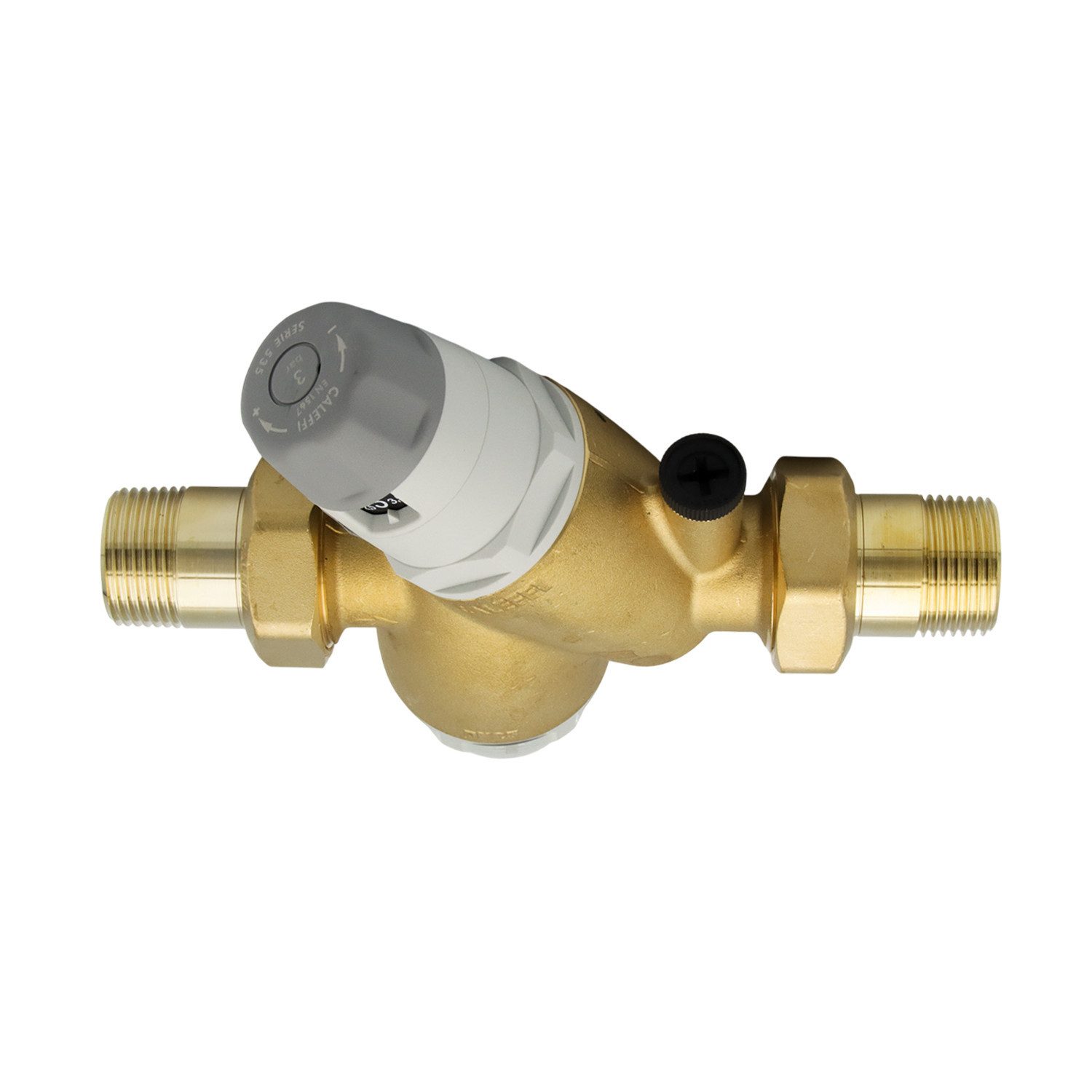 Caleffi Wasser-Druckminderer Wasserdruckminderer 1 Zoll Druckminderer mit Wasserfilter