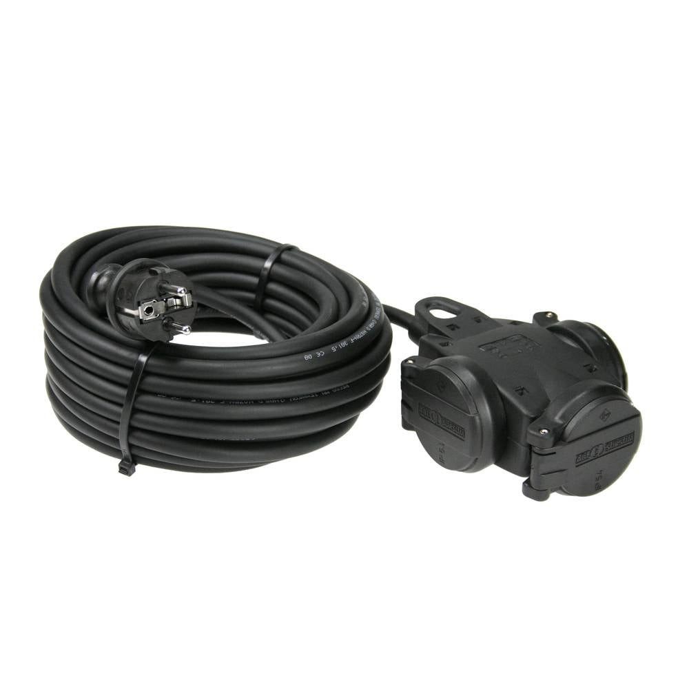 as - Schwabe Verlängerungskabel 10 m mit 3-fach 60456 Verlängerungskabel