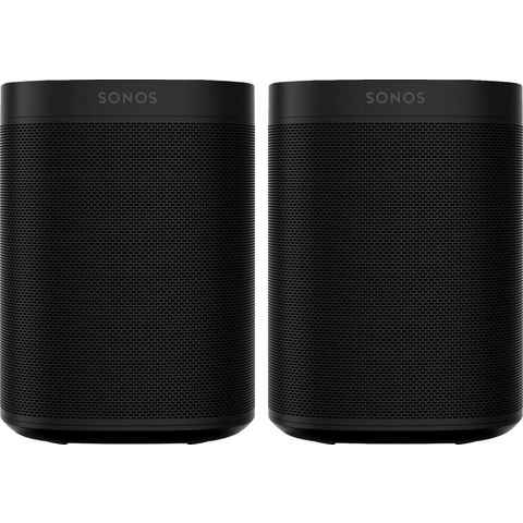 Sonos One Gen2 Stereo Smart Speaker (mit integrierter Sprachsteuerung, 2-er Set)