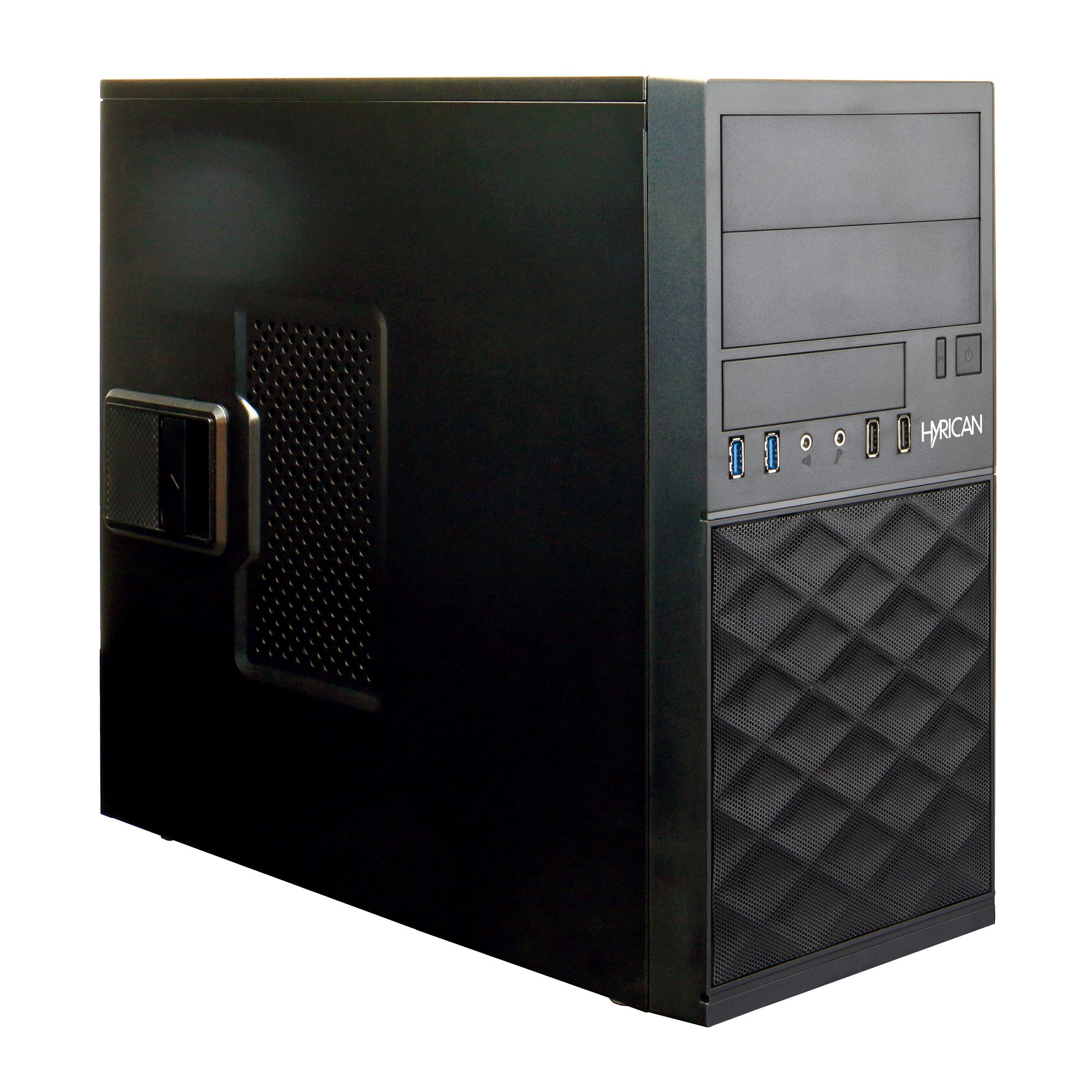 Hyrican Mini-Tower CTS00983 Ryzen 5 5600GT 16GB 480GB SSD Win 11 Pro Business-PC (AMD Ryzen 5 5600GT, Radeon Graphics, 16 GB RAM, 480 GB SSD, Windows 11 Pro)
