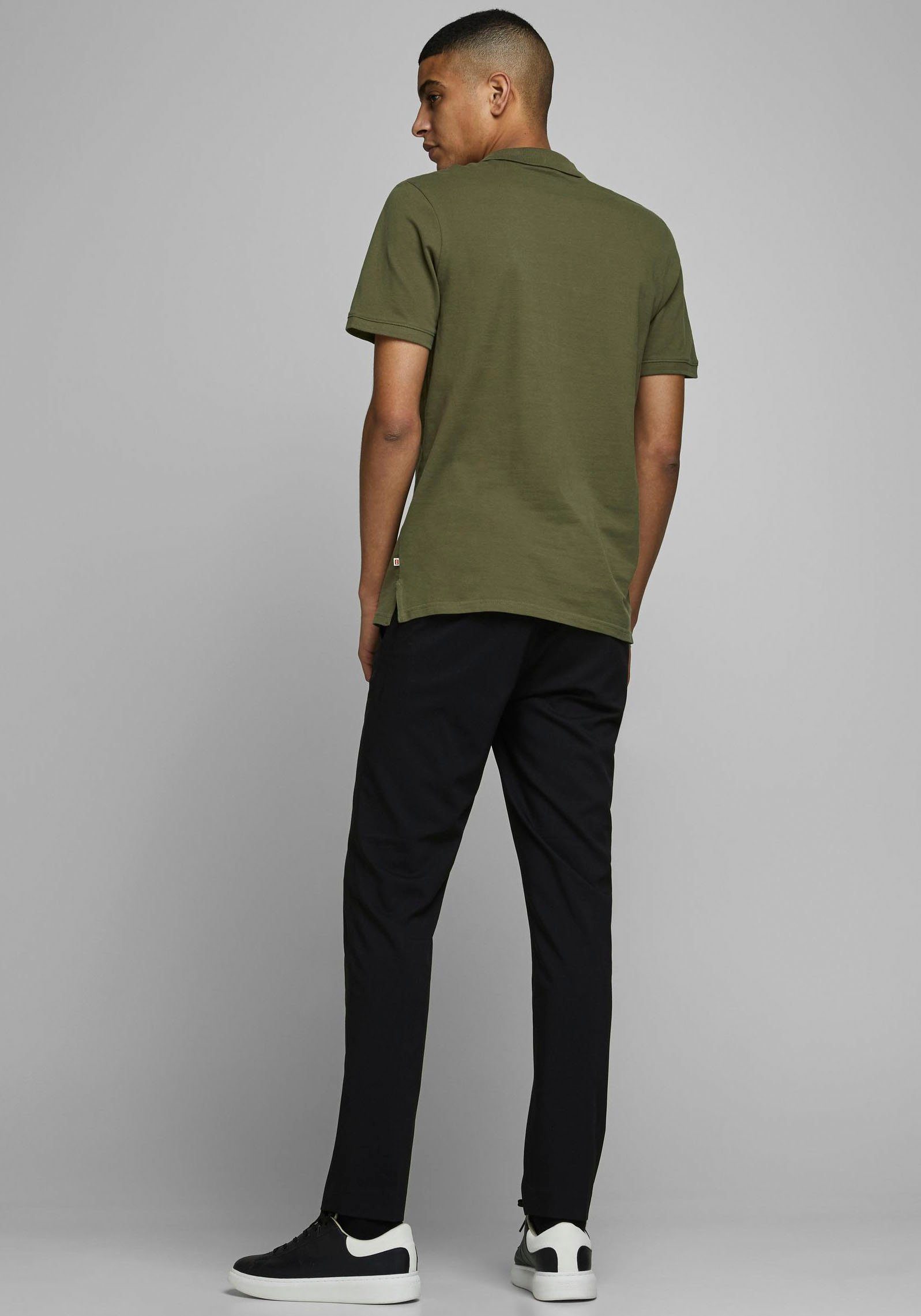 Jack & Night Olive BASIC Poloshirt POLO Jones