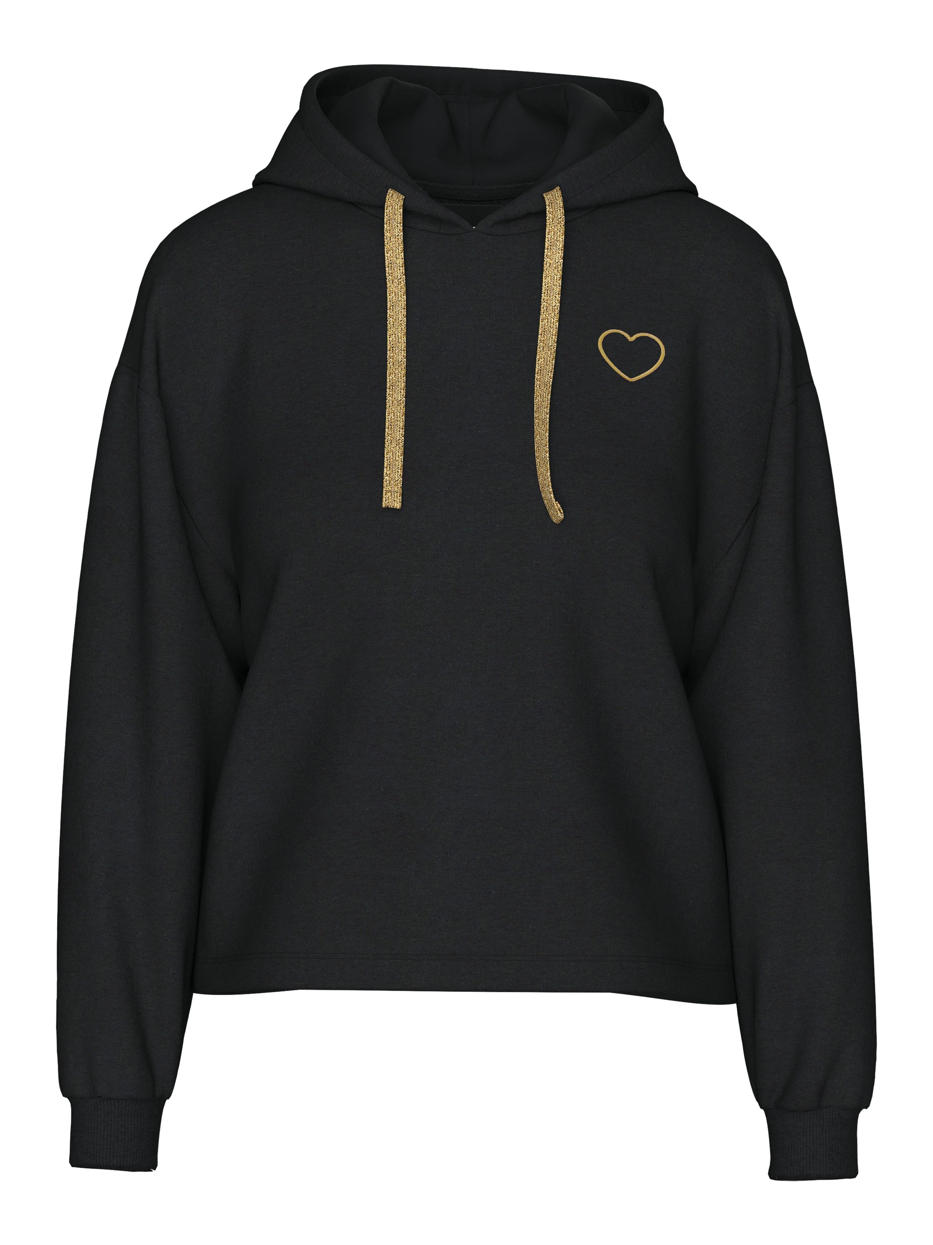 pieces Kapuzensweatshirt PCCHILLI LS HEART HOODIE NOOS BC