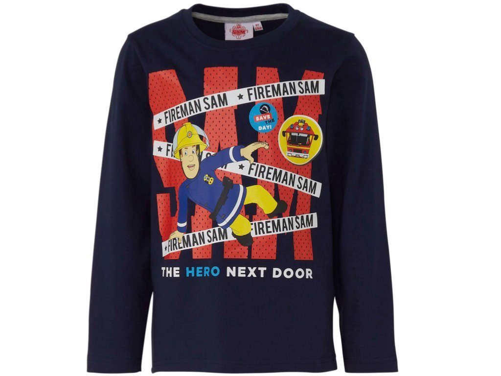 Feuerwehrmann Sam Langarmshirt Feuerwehrmann Sam Langarmshirt dunkelblau
