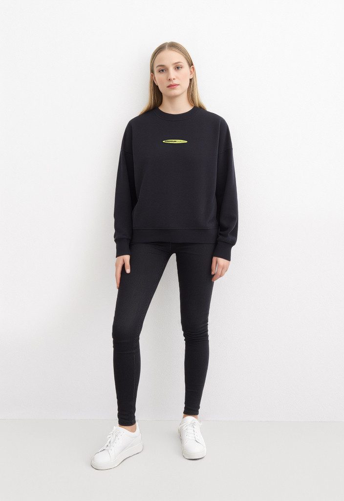 ONLY Sweatshirt ONLPHILEA L/S FRUIT O-NECK UB SWT günstig online kaufen