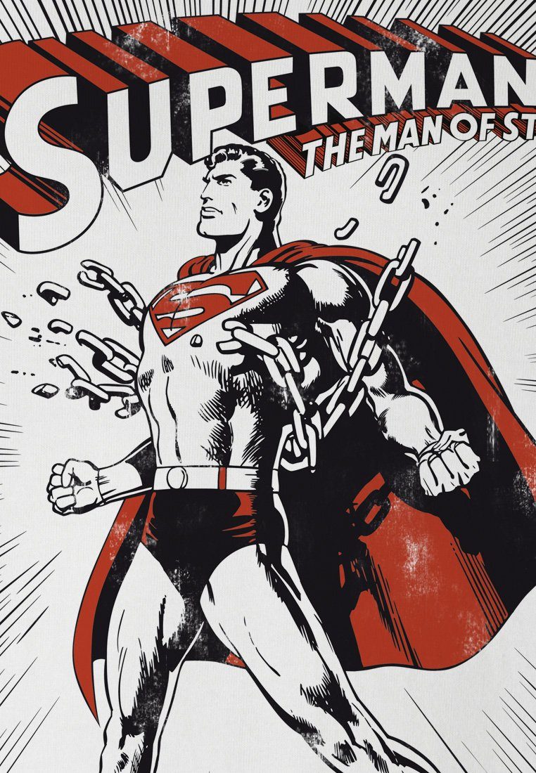 LOGOSHIRT T-Shirt SUPERMAN KRYPTONITE mit coolem Frontdruck