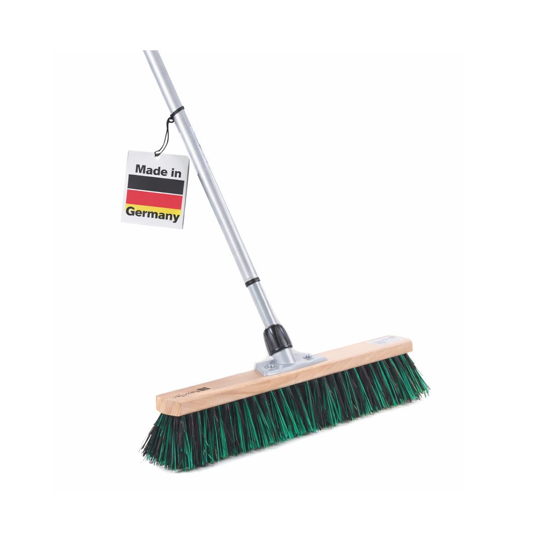 BawiTec Straßenbesen Hochwertiger Besen mit Teleskopstiel Straßenbesen Gartenbesen BawiMix, Aussenbereich, Teleskopstiel
