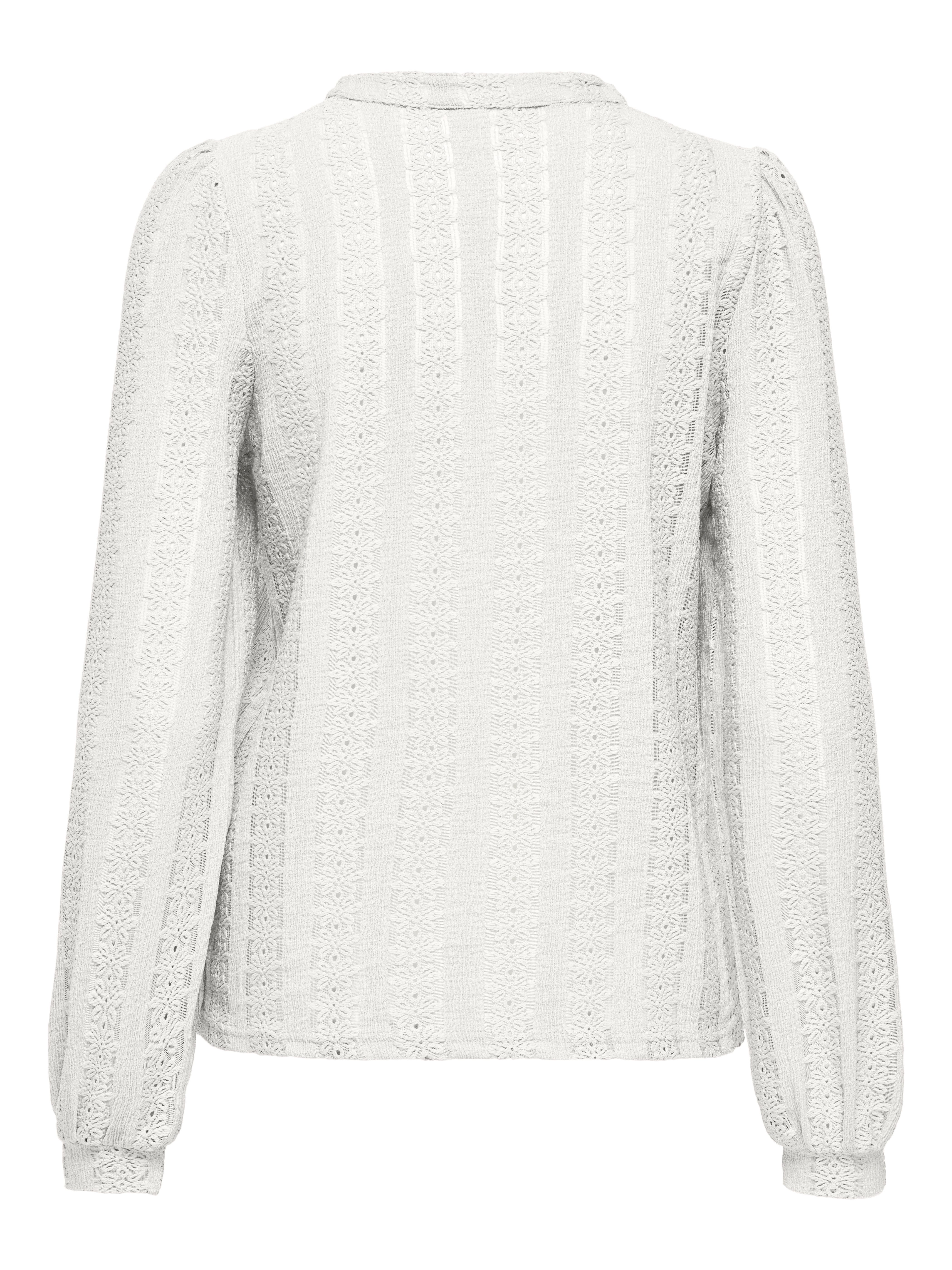 ONLY Blusenshirt ONLMELANIE L/S SPLIT TOP JRS