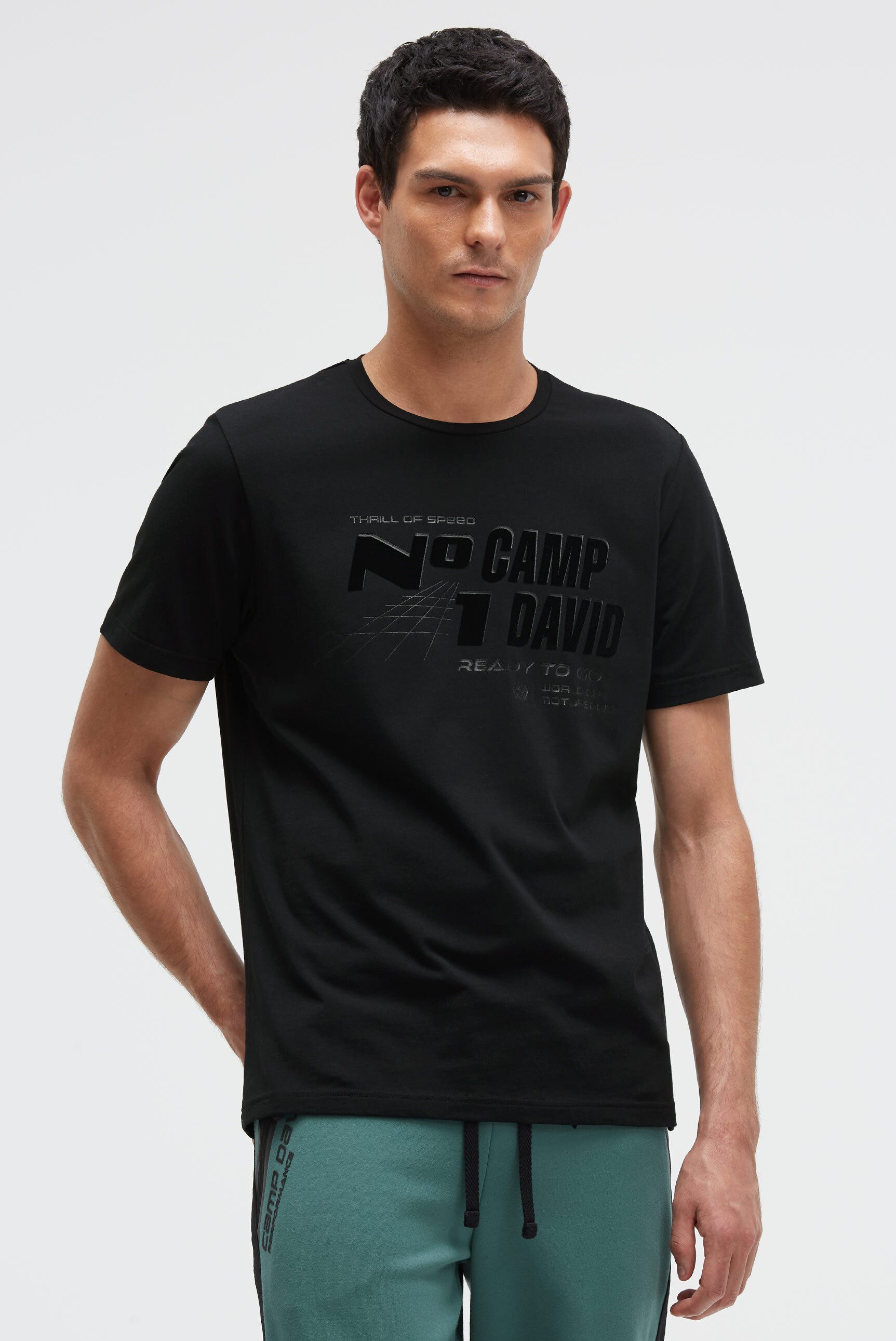 CAMP DAVID Rundhalsshirt mit Baumwolle
