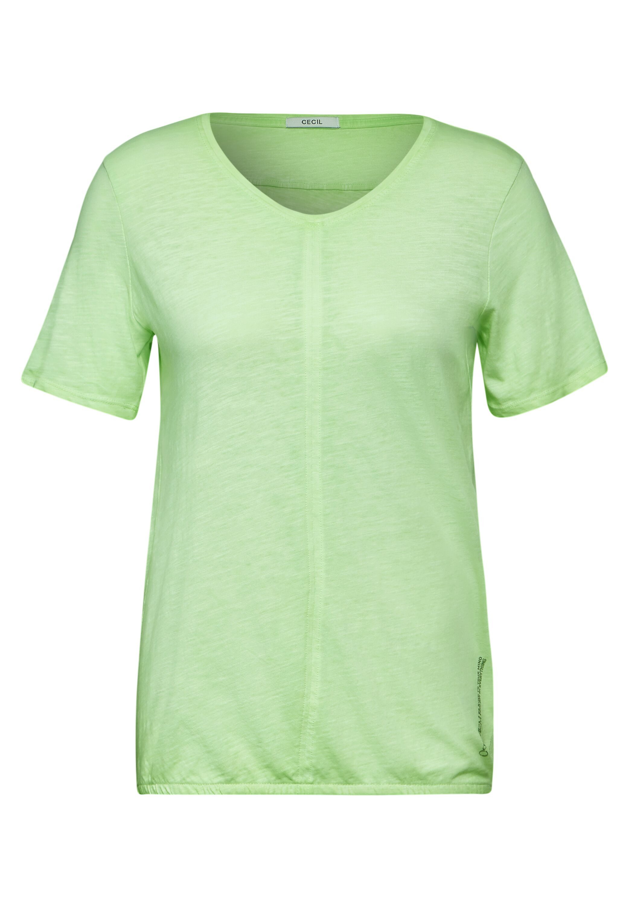 CECIL T-Shirt aus Jersey in Unifarbe