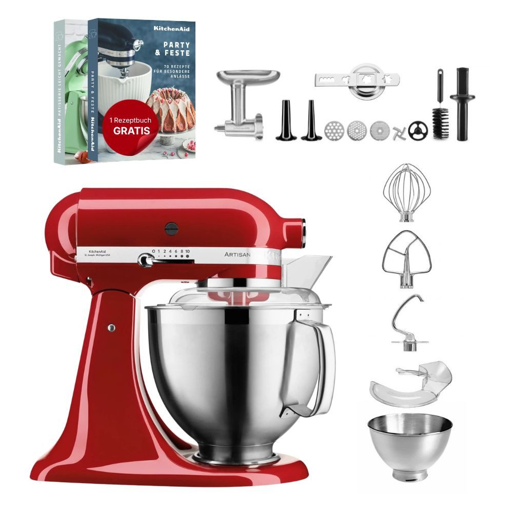 Küchenmaschine KitchenAid 4,8 L 5KSM185 Artisan Küchenmaschine Meatlover