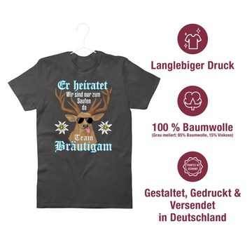 Shirtracer T-Shirt Team Bräutigam - Er Heiratet JGA Männer