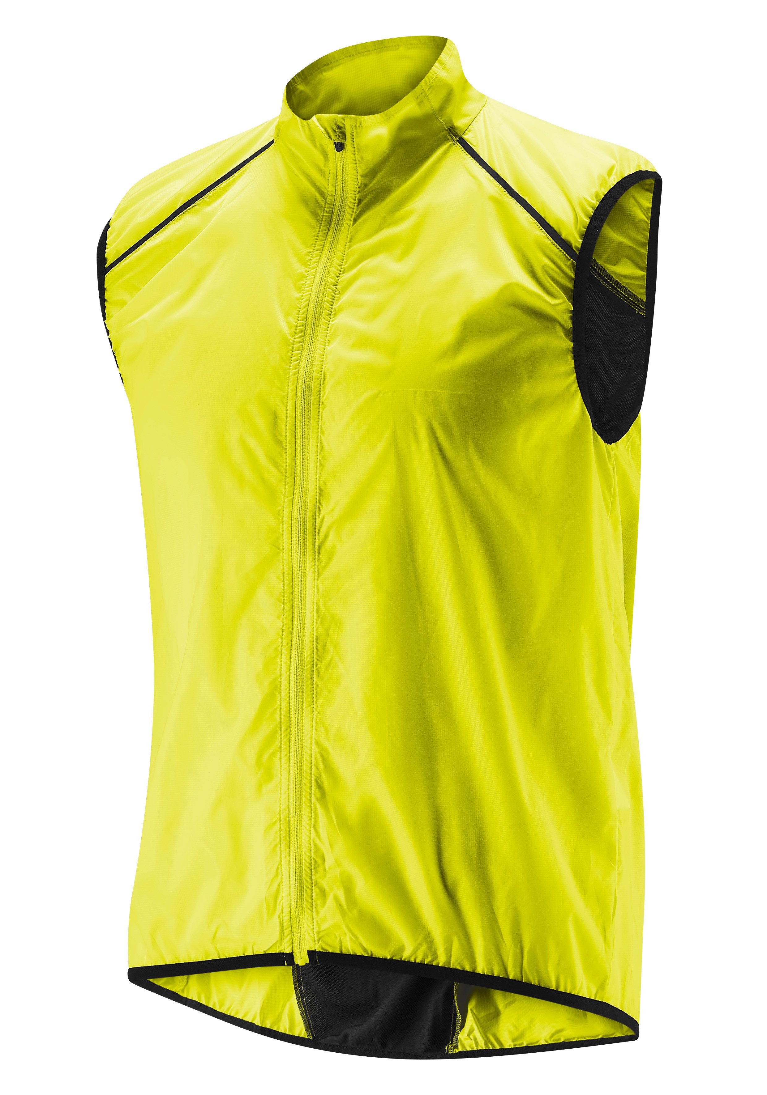 Gonso Funktionsweste Neon Vest Unisex Weste, atmungsaktive und winddichte Radweste zum Überziehen