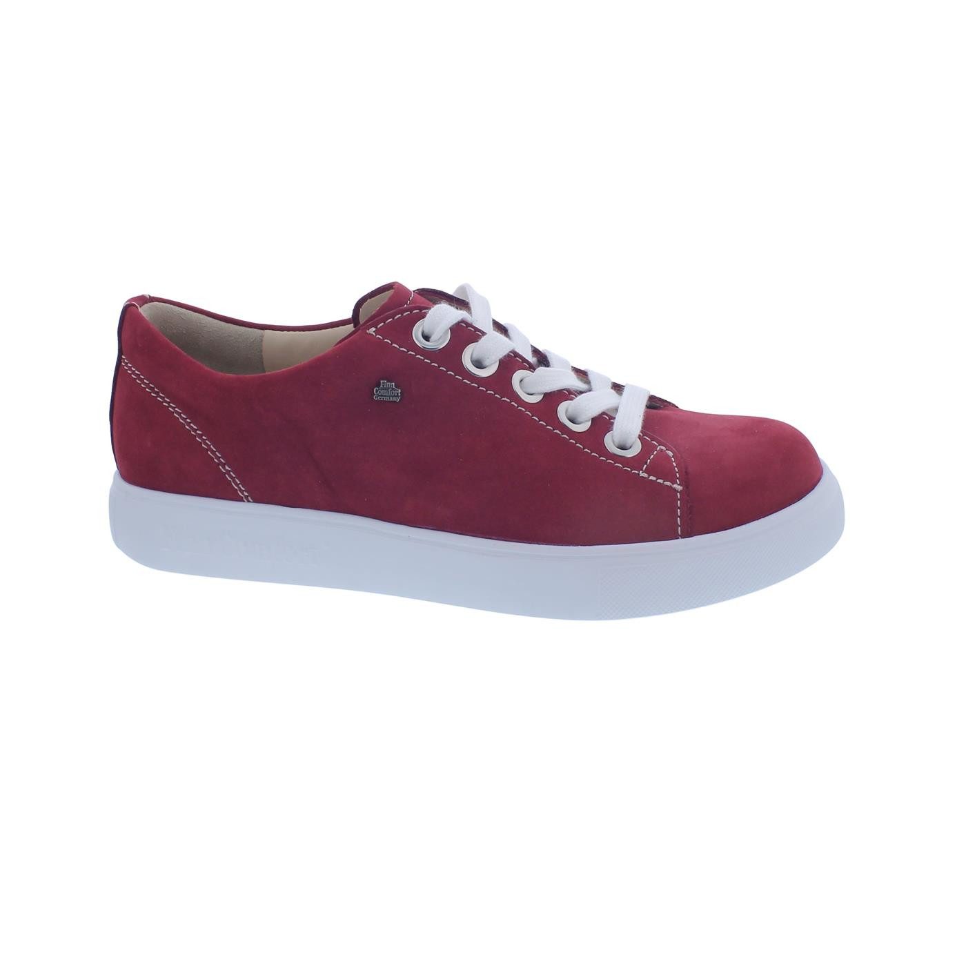 Finn Comfort Elpaso Sneaker 02479-007094, Nubukleder, Chili (Rot), Sch Schnürschuh