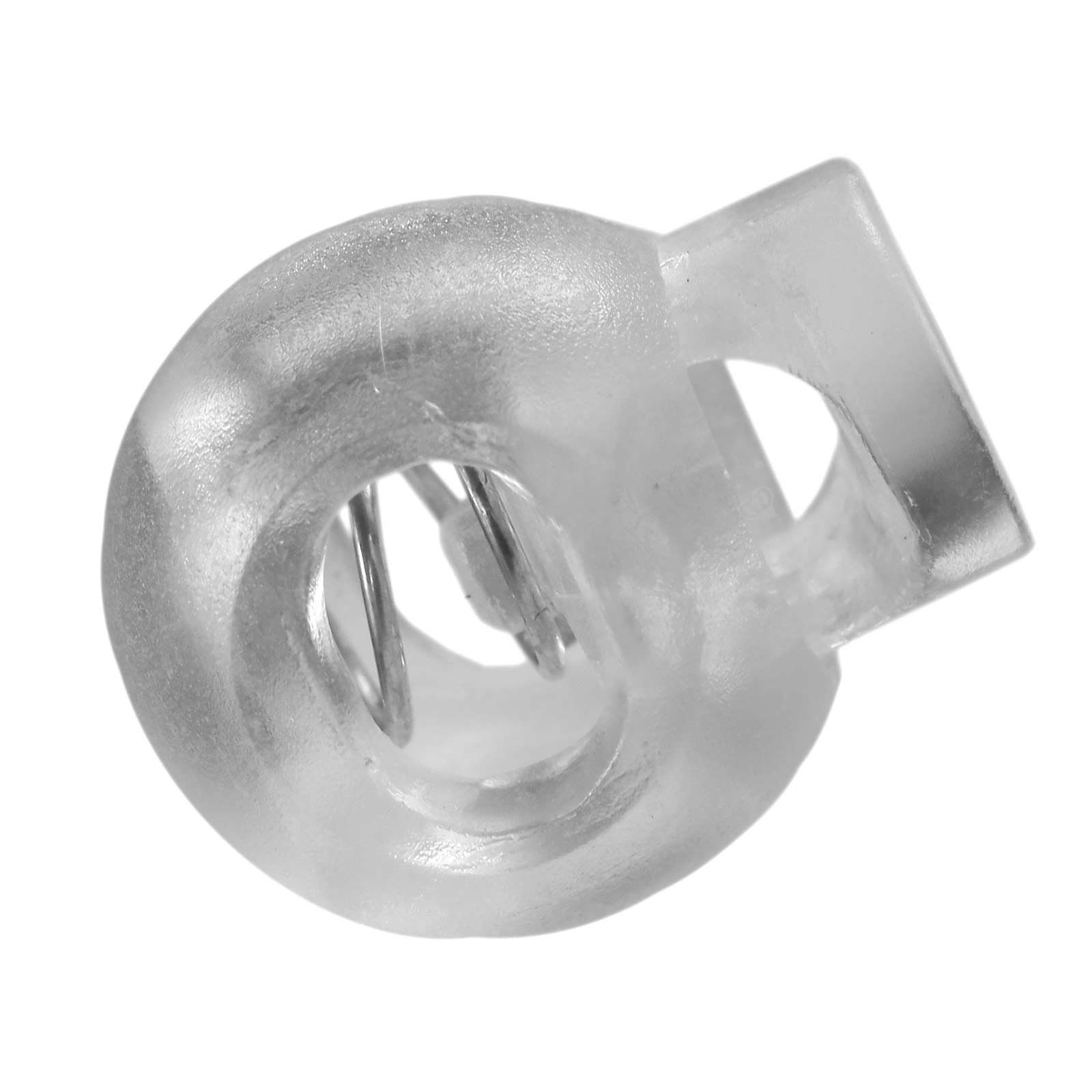 maDDma 10 Einloch-Kordelstopper rund 15x19mm, Durchzug 4x5,5mm Gurtstecker – Bild 2 von 4