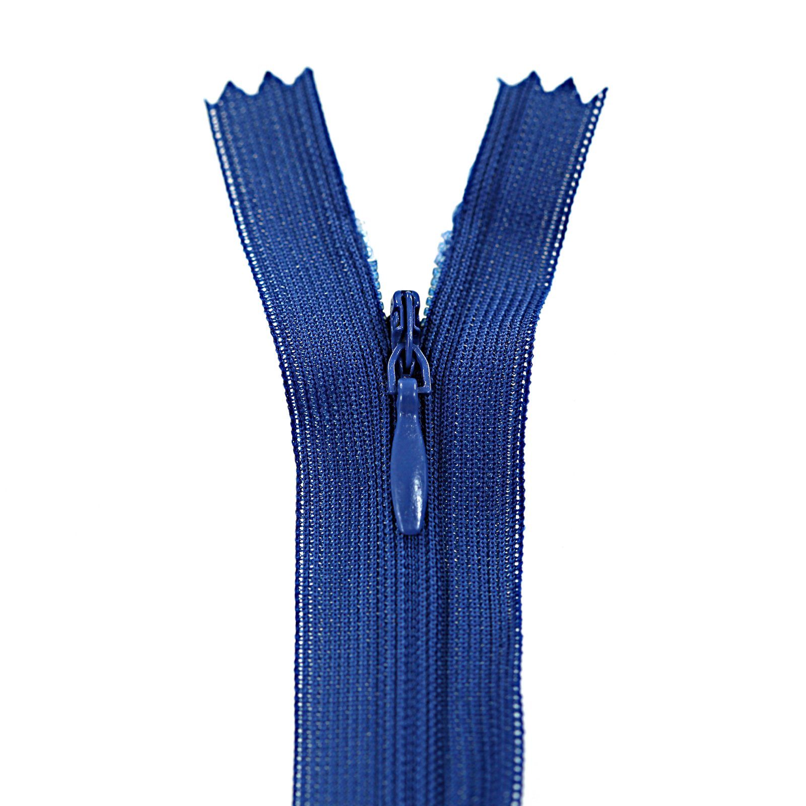 maDDma Reißverschluss 1 Reißverschluss spiral verdeckt, 40cm, unteilbar, Naht verdeckt, 803 navy blue