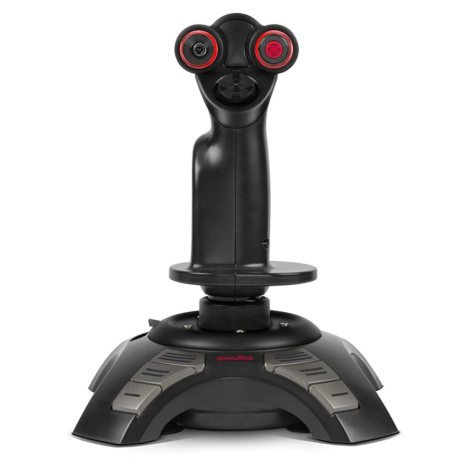 Speedlink PHANTOM HAWK USB PC Flightstick Controller Controller (8 Wege Joystick mit stufenloser Schubregler Hat-Switch Drehbare ZAchse)