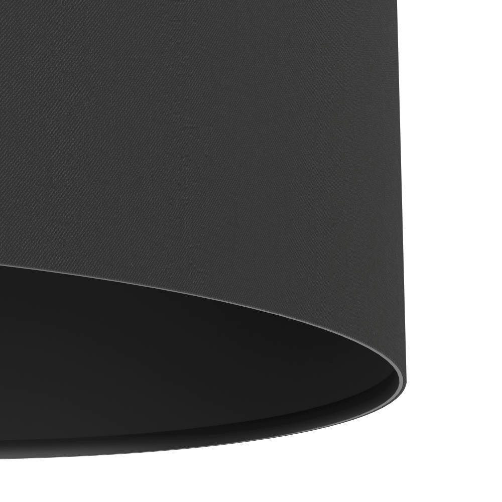 EGLO Hängeleuchte MASERLO 1 Pendellampe, Stahl, Textil, E27, IP20, Esstischlampe, Lampe, ohne Leuchtmittel, Elegante Hängelampe für Esszimmer, Küche oder Wohnzimmer