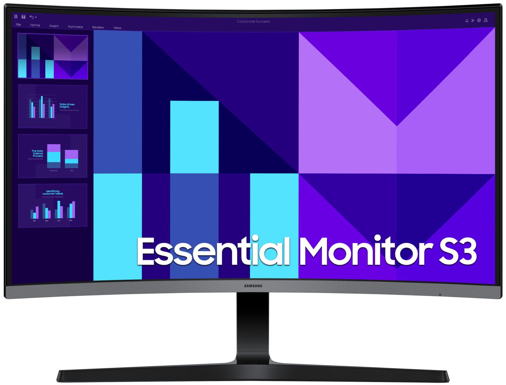 Samsung S27D390GAU LED-Monitor (68 cm/27 ", 1920 x 1080 px, Full HD, 4 ms Reaktionszeit, 100 Hz, VA LED)