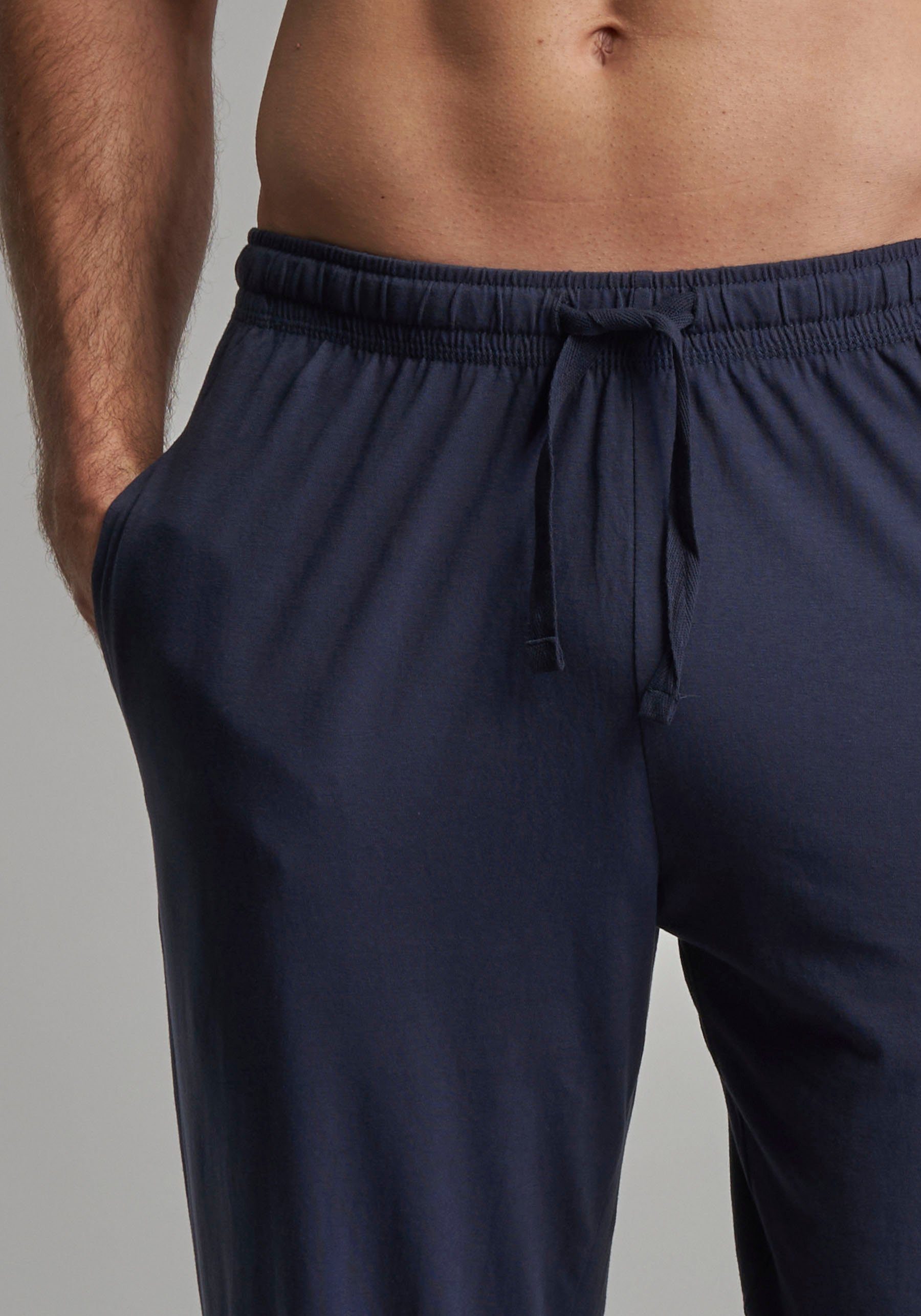 GÖTZBURG Loungehose New York Baumwolle, Seitentaschen, bequem, basic, weich, atmungsaktiv – Bild 4 von 5
