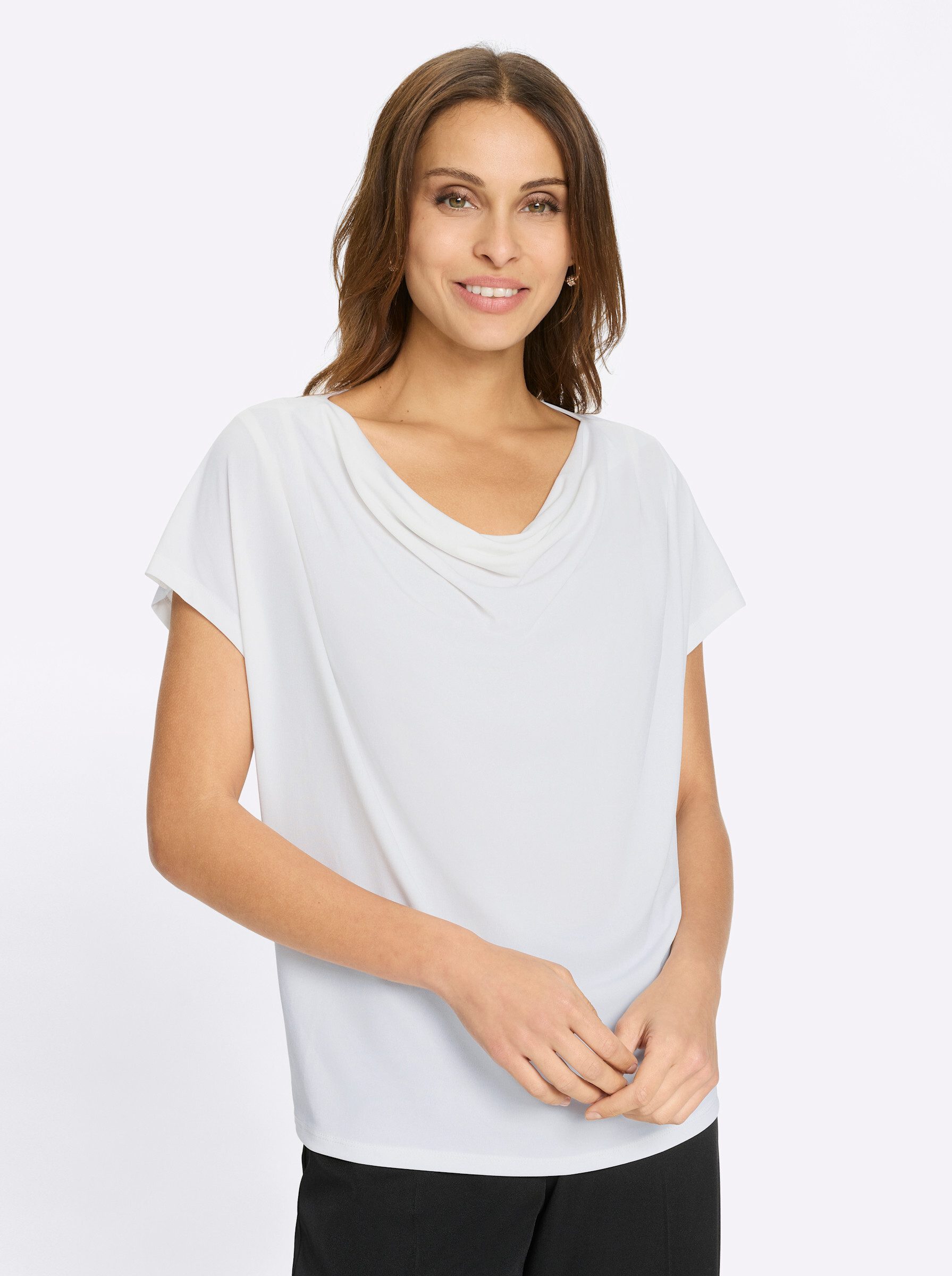 Witt T-Shirt Wasserfallshirt Kurzarm günstig online kaufen