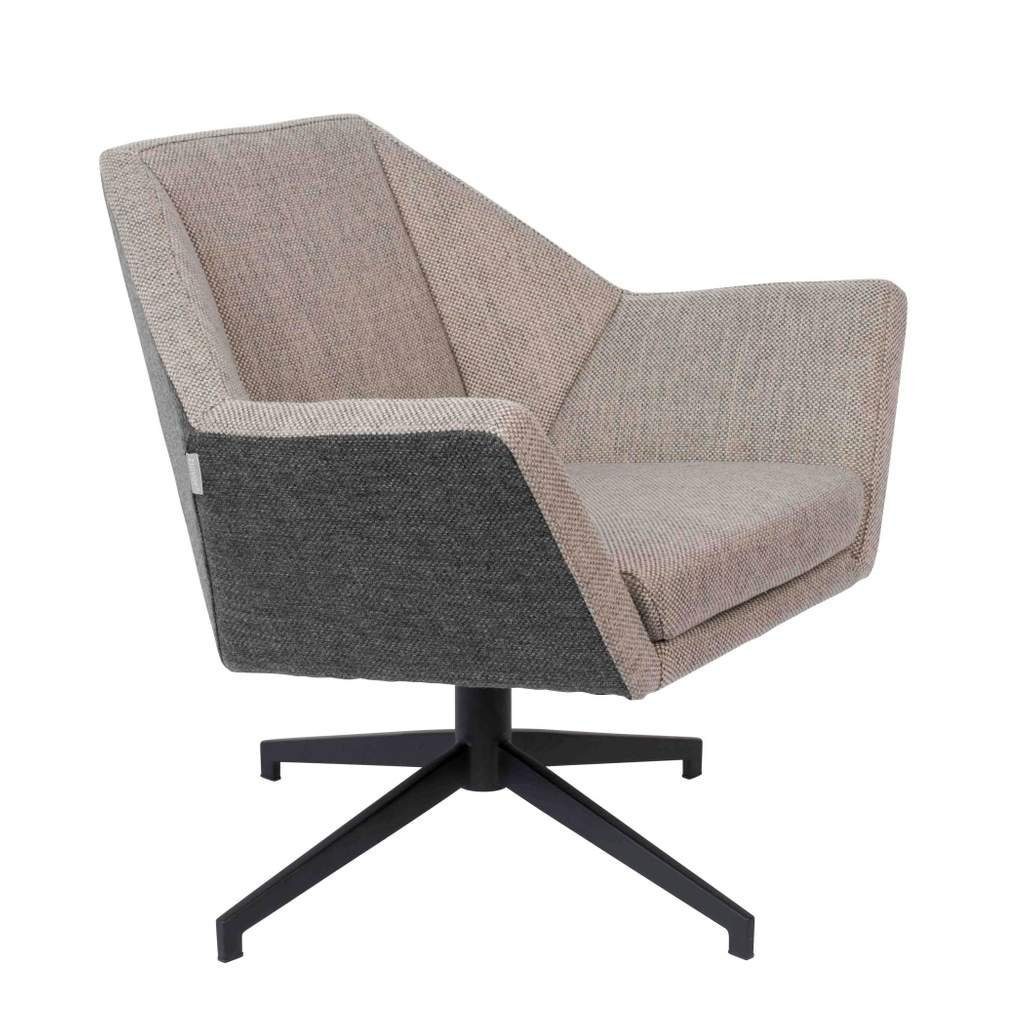 Zuiver Loungesessel Lounge Sessel UNCLE JESSE von ZUIVER drehbar | Loungesessel