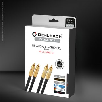 Oehlbach NF 214 Master NF Audio-Cinchkabel 1 Paar Audio-Kabel, 2 x Cinch, 2 x Cinch (70 cm)