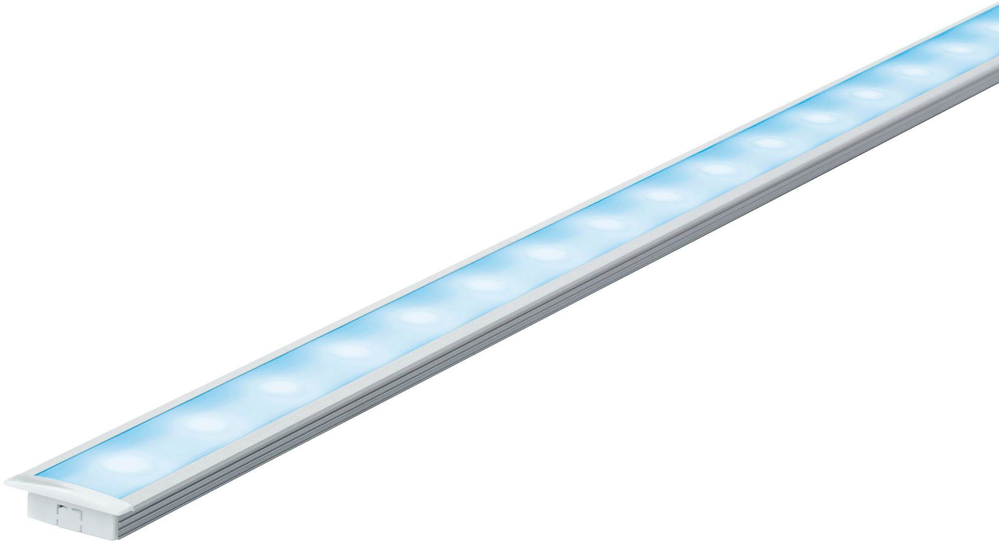 Paulmann LED-Streifen Floor Profil Alu Diffusor 100cm eloxiert, mit Alu Satin,Alu/Kunststoff