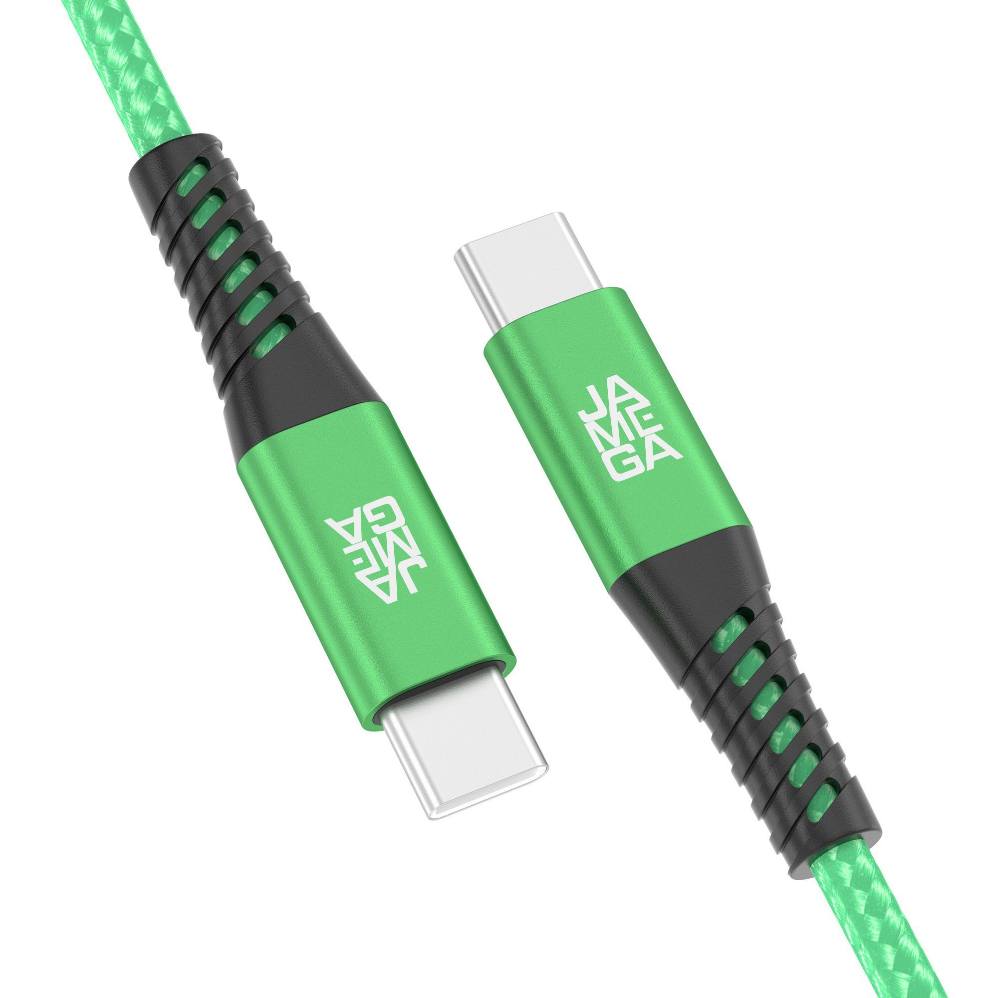 JAMEGA USB-C Kabel 480Mbps 60W Ladekabel Datenkabel für Apple, Samsung, uvm. USB-Kabel, USB Typ C, (100 cm)
