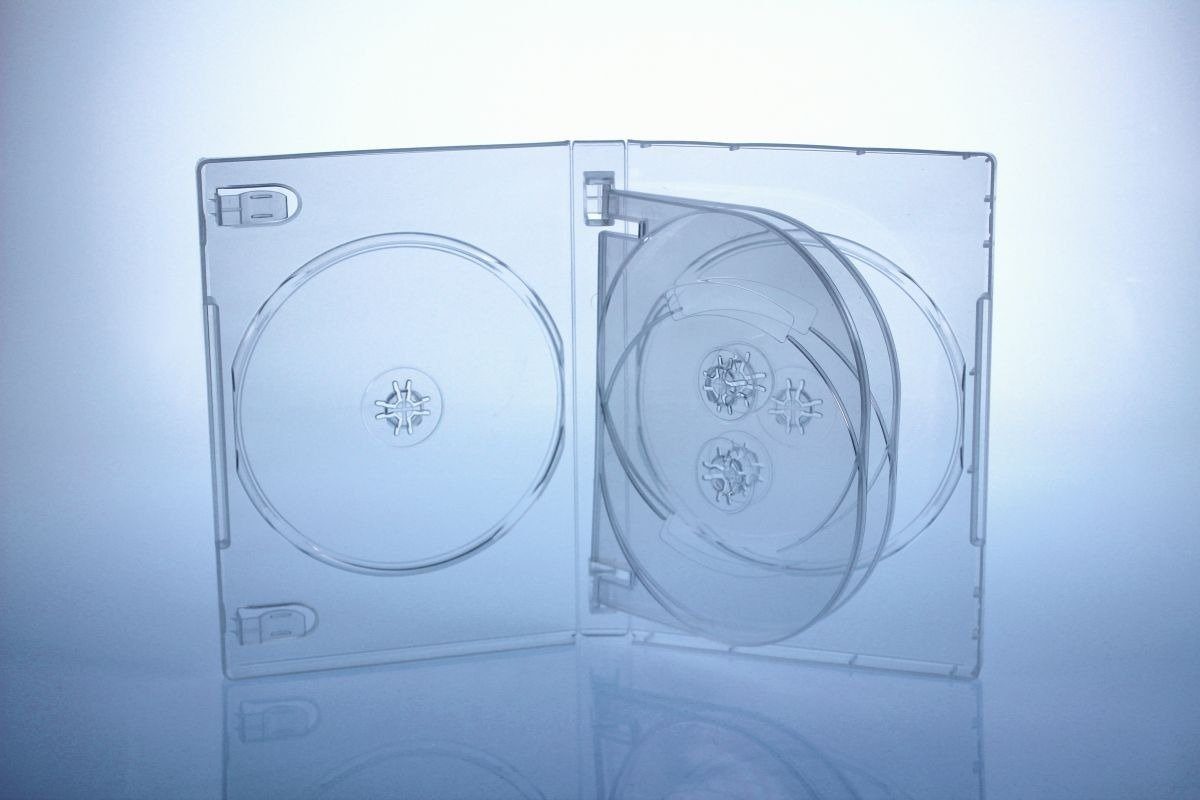 Sauerwald DVD-Hülle DVD Hülle / Farbe: transparent / 6er 6fach DVD Box