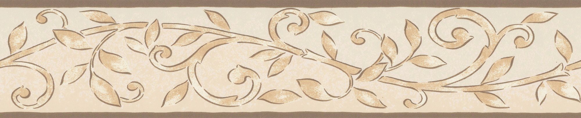 Bricoflor Papier Tapetenbordüre für Küche Mediterrane Bordüre mit Ornament günstig online kaufen