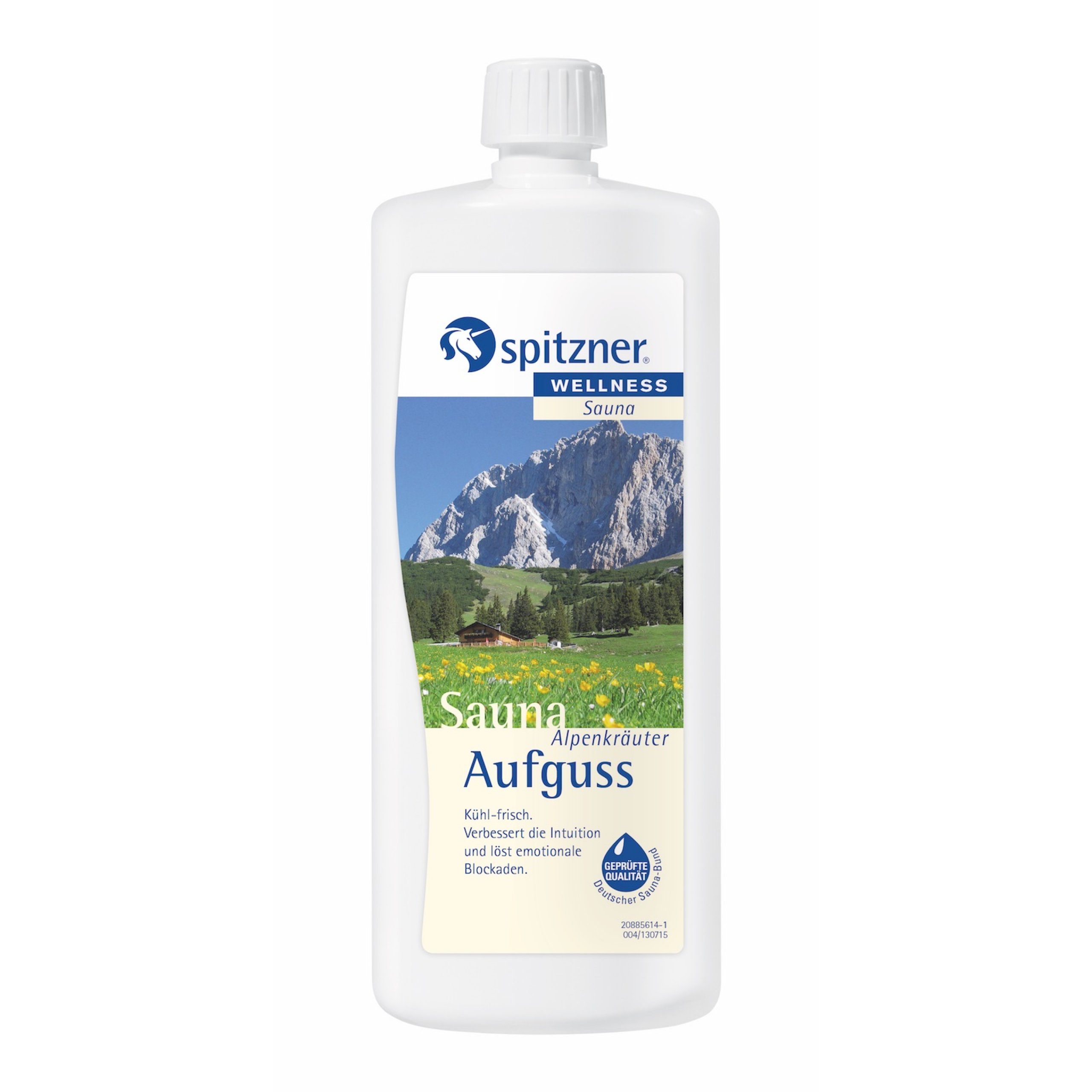 Spitzner Aufgusskonzentrat Spitzner Saunaaufguss Alpenkräuter 1 Liter 8850004