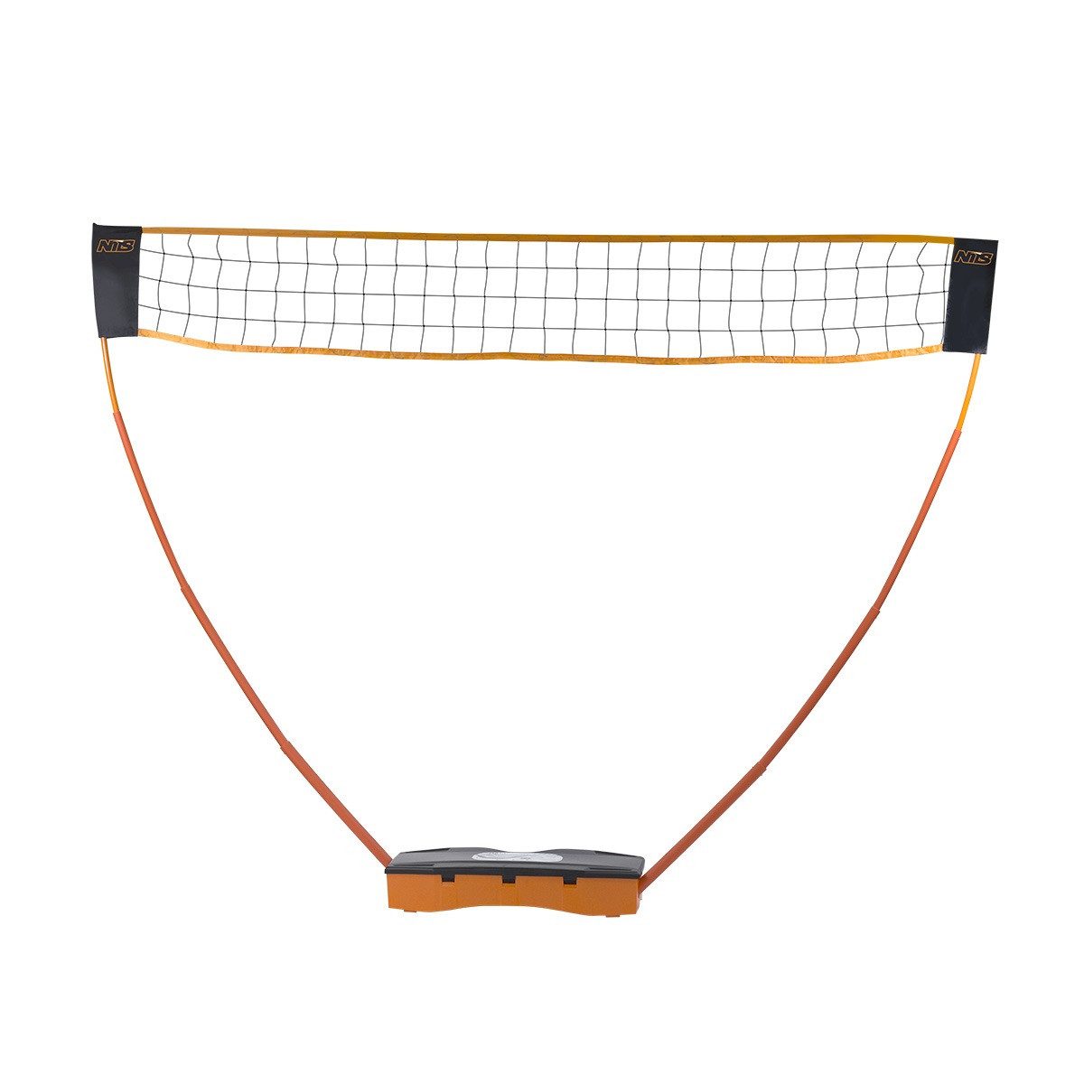 Nils Badmintonnetz Netzset Netzsystem – Badminton-, Tennis- & Volleyballnetz in einem (3-St)