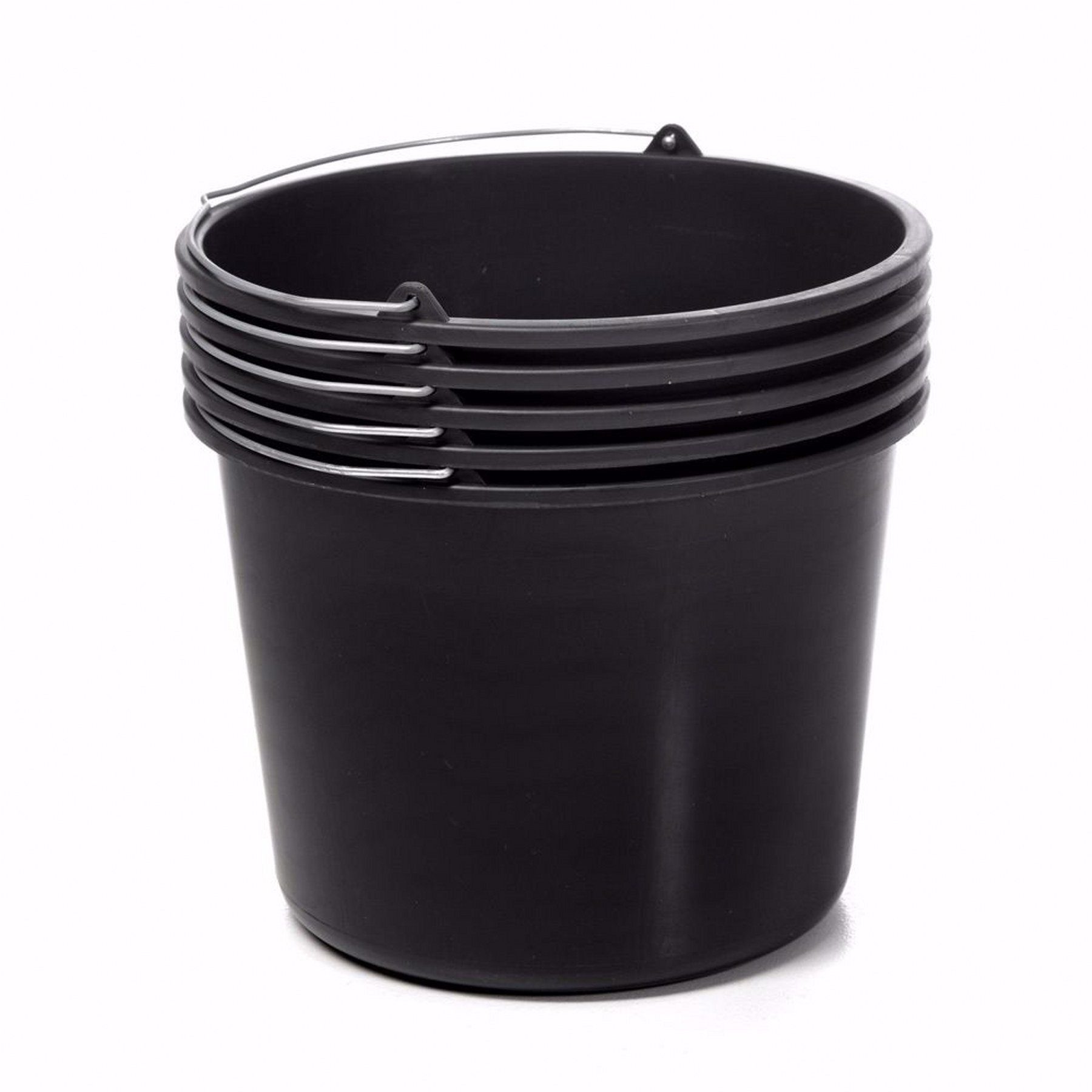 2 schwarz acerto® acerto® Putzeimer Stück 12 Putzeimer Liter