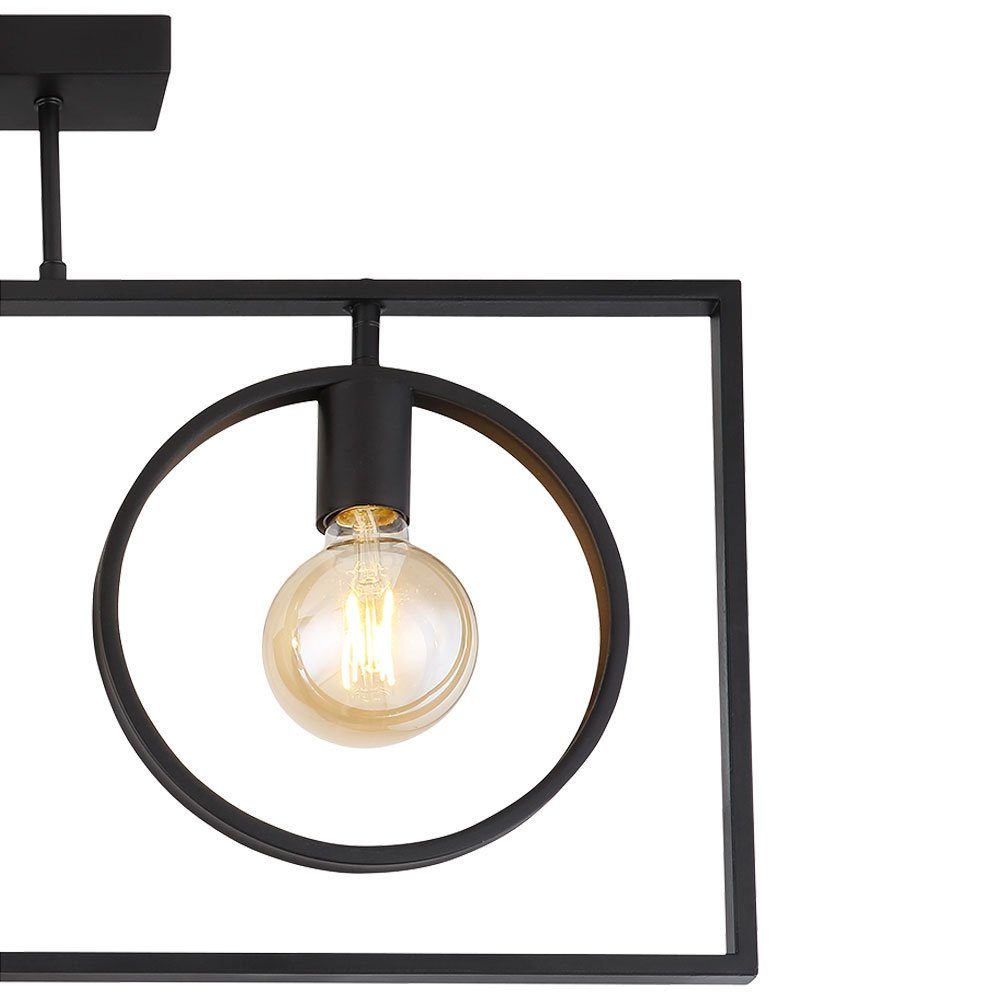 Deckenleuchte etc-shop Deckenlampe Industrial Leuchtmittel nicht Rustikale Retro inklusive, Lampe Deckenstrahler, Flur