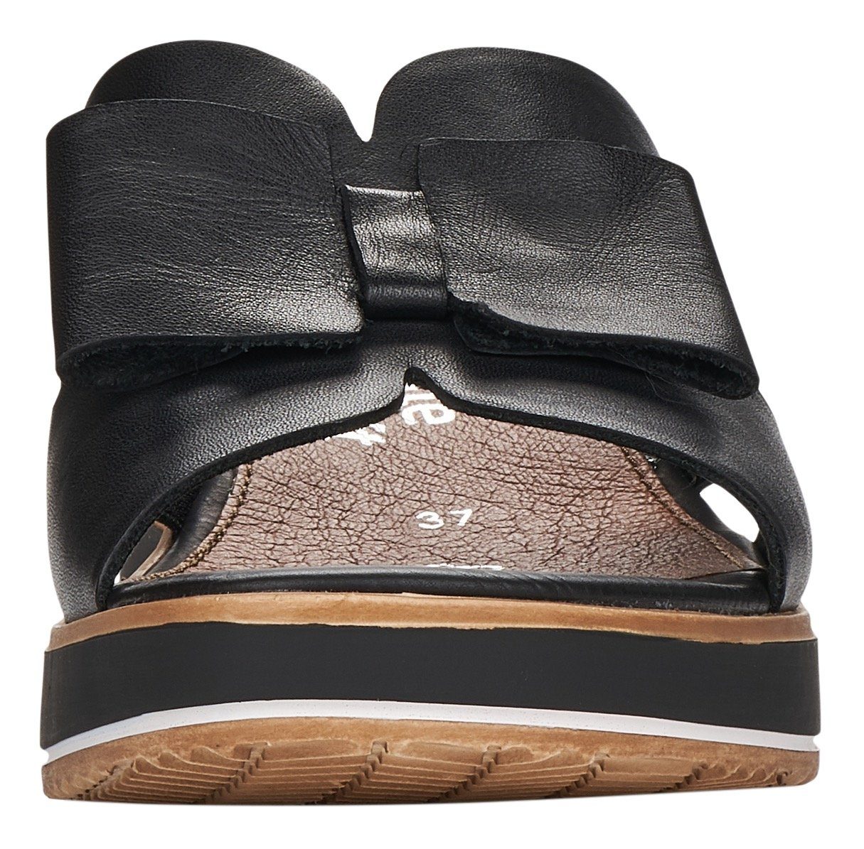 Remonte Pantolette Keilabsatz, Sommerschuh mit schöner Zierschleife