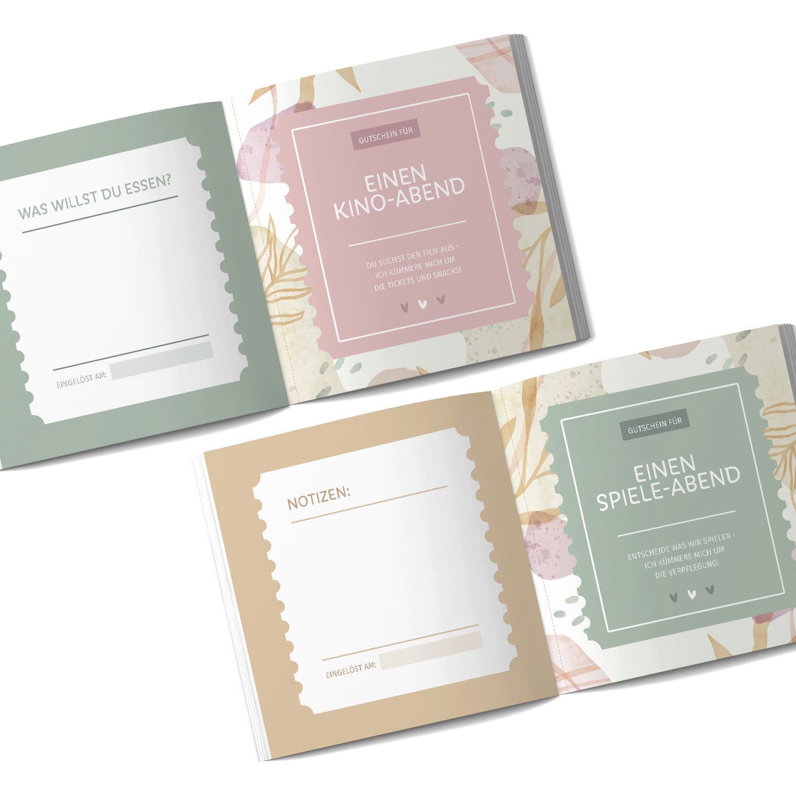 Logbuch-Verlag Dekofigur Pärchen Gutscheinheft zum Abreißen 12 Gutscheine f günstig online kaufen