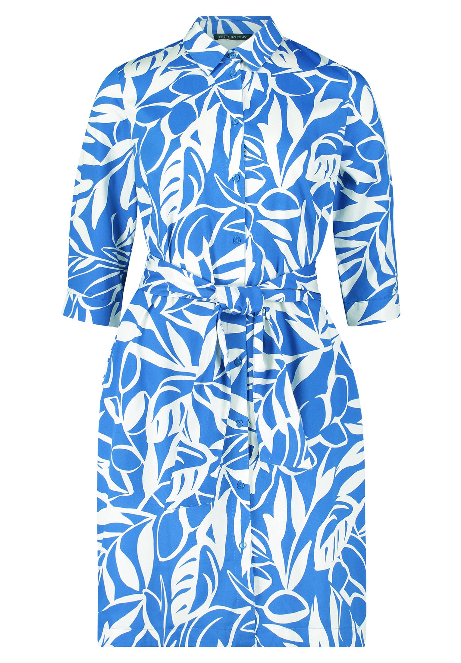Blusenkleid Kleid Kurz 3/4 Arm 8811