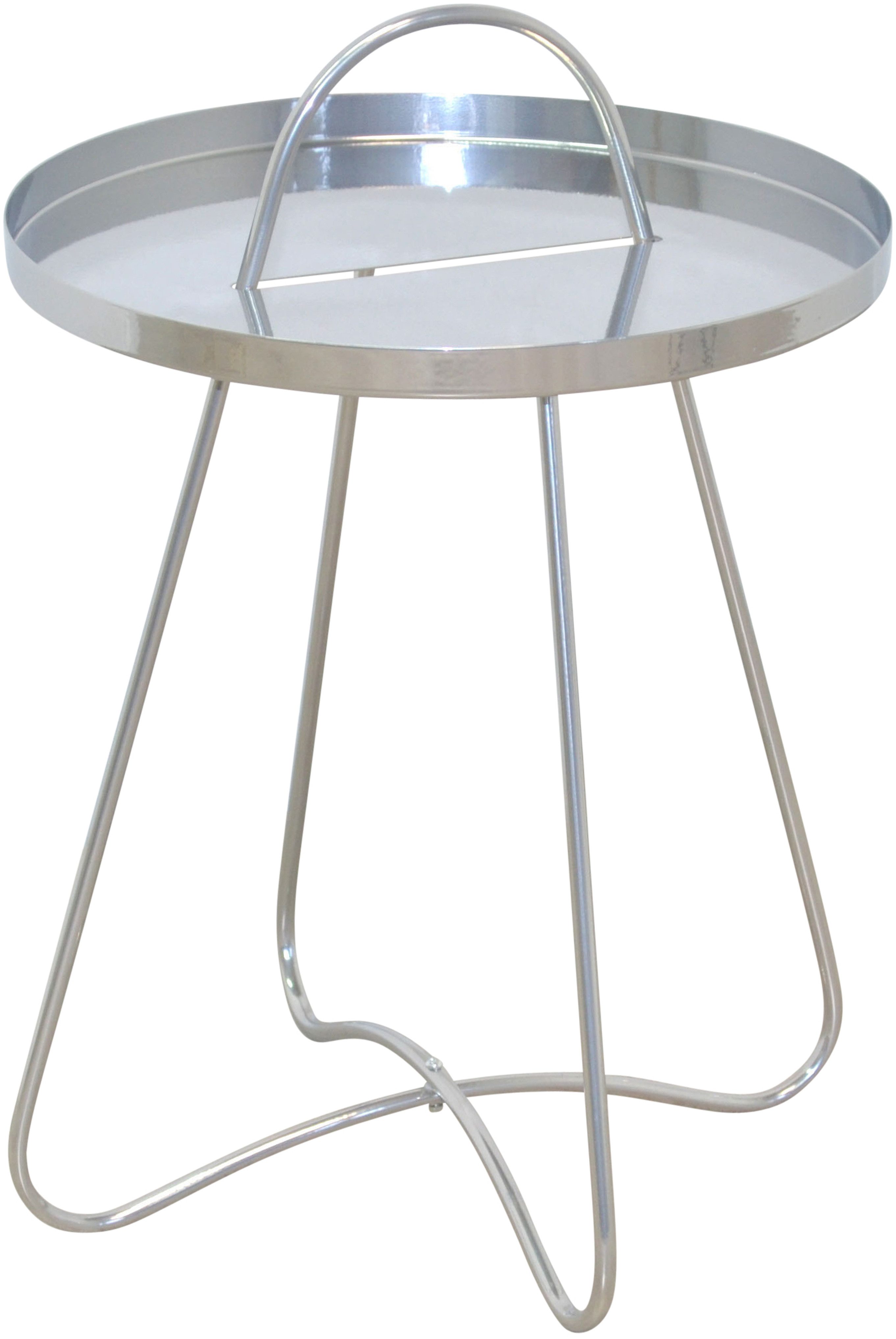 HOFMANN LIVING AND MORE Beistelltisch, Metallplatte