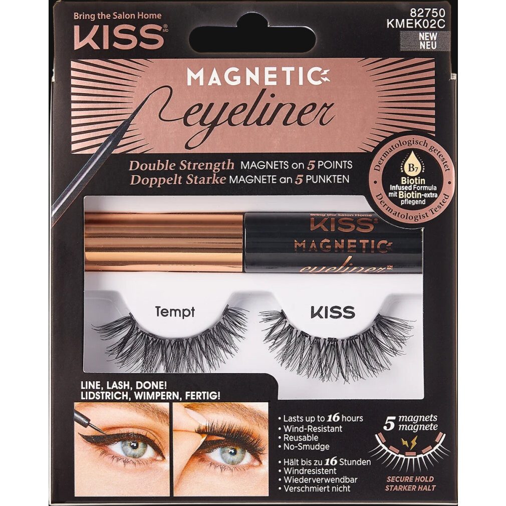 Kiss Hautpflege-Set Magnetic Eyeliner Starterset