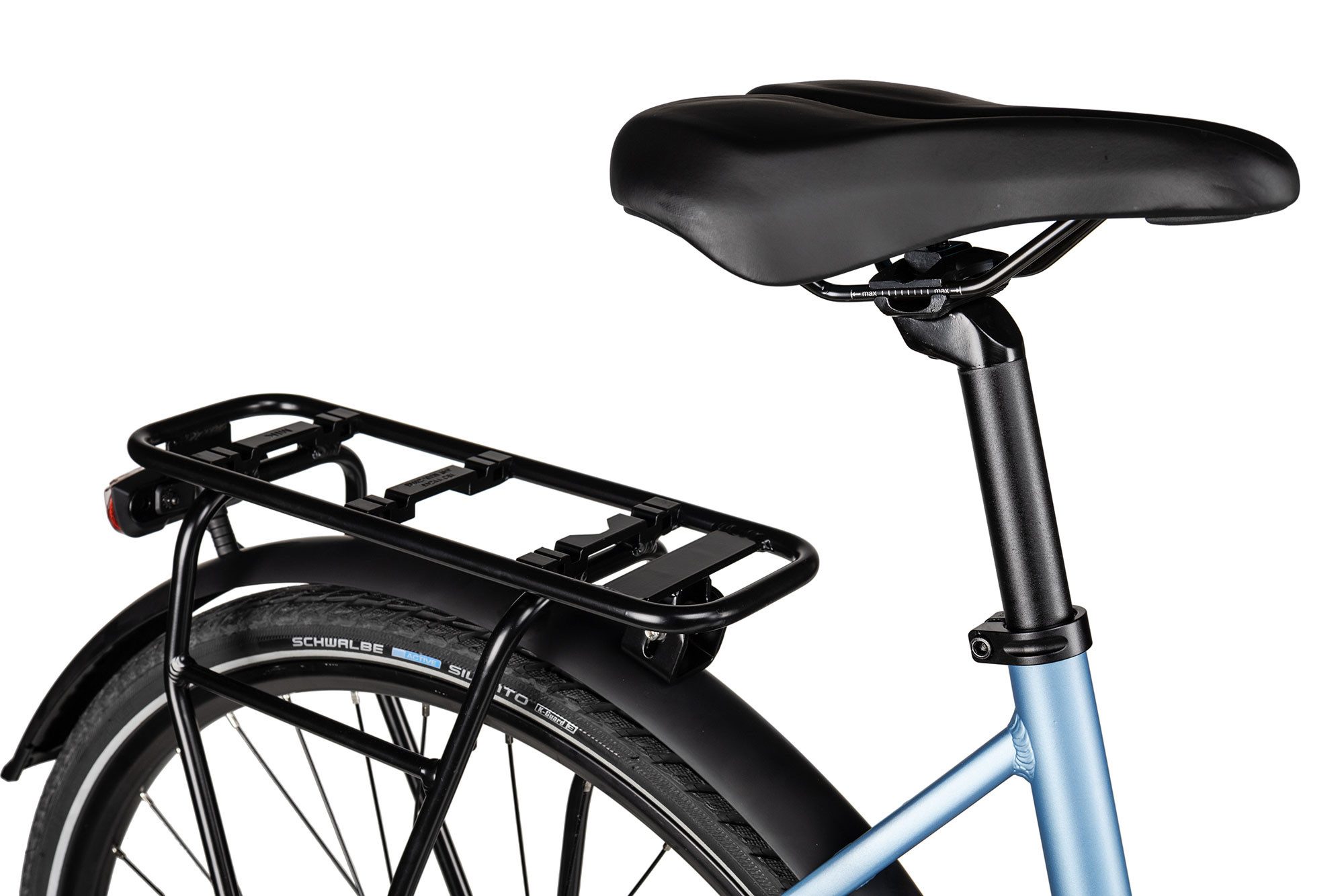 2R Manufaktur City Bike TRX GO Wave, 7-speed Shimano Nexus 7-speed SG-C3001-7D derailleur, hub gears, freewheel, hydraulic disc brakes, blue