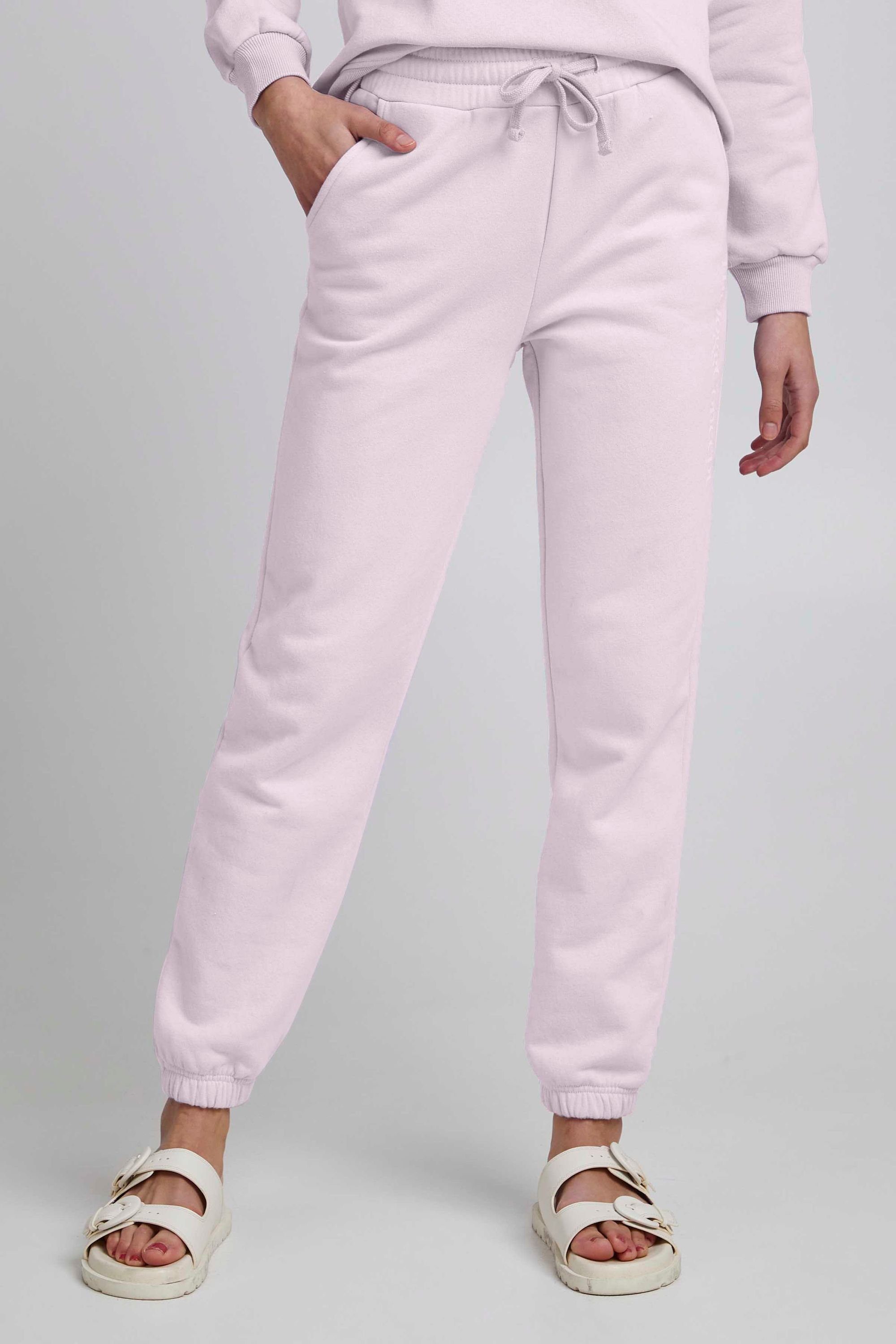 TheJoggConcept. Sweathose JCSAFINE JOGGING PANTS - 22800021 Lässige Sweatpant mit Logoprint Orchid Petal (143710)