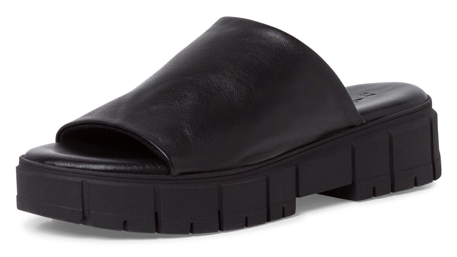 Tamaris Pantolette, Plateau, Sommerschuh, Schlappen im monochromen Look günstig online kaufen