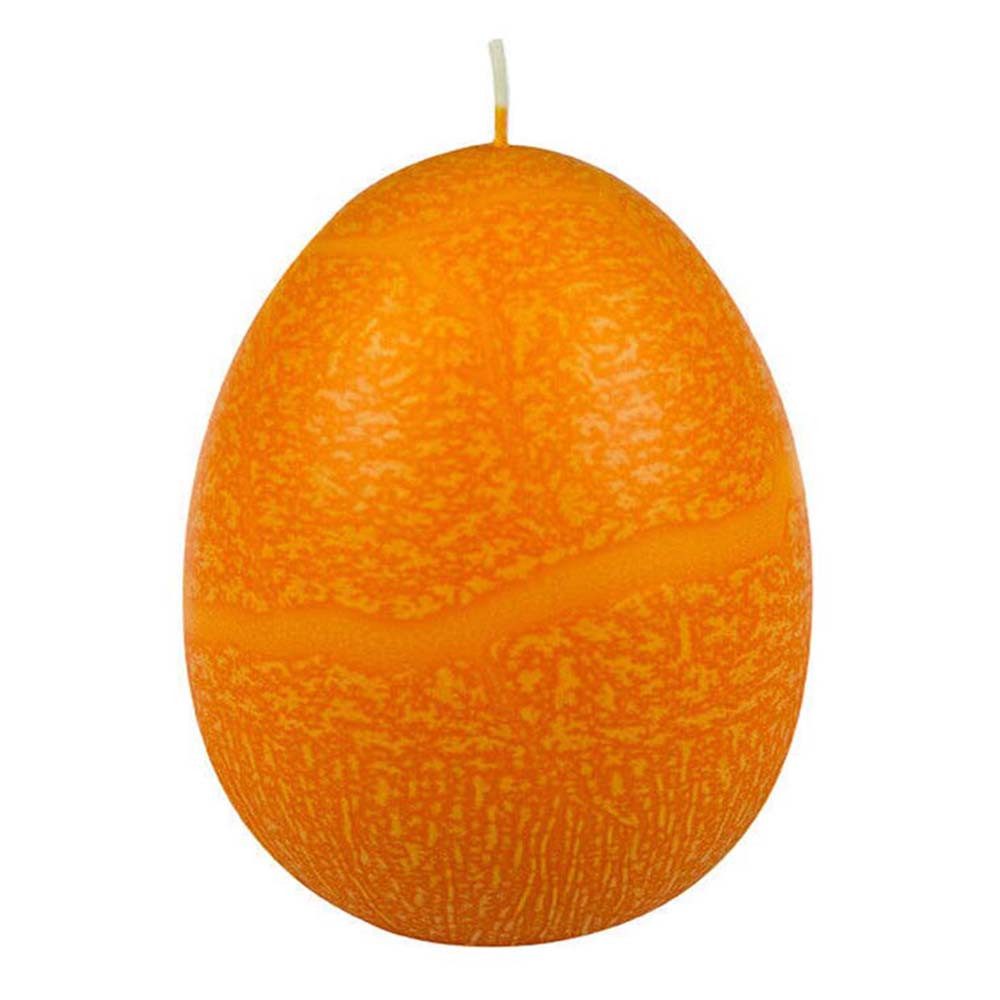 Kerzenfarm Hahn Formkerze Eierkerze - Orange 140x100mm